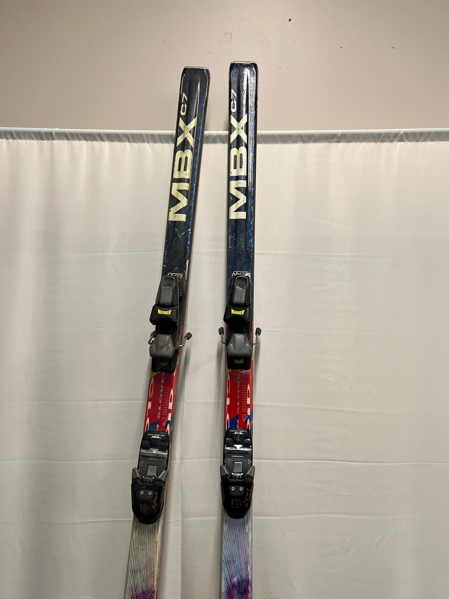 Elan MBX C7 Downhill Skis with Marker Bindings