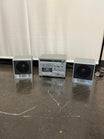 LXI Vintage Cassette Stereo System with Speakers