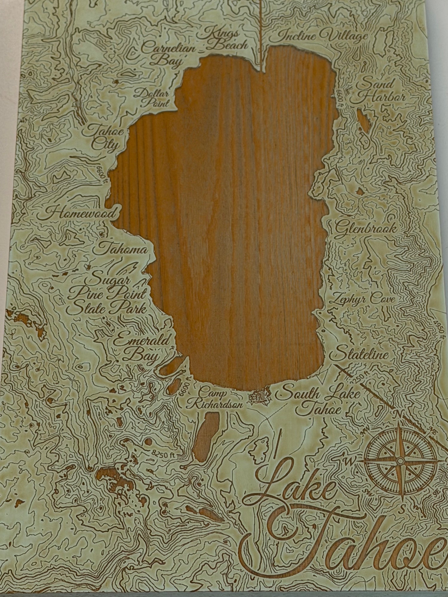 Fire & Pine Tahoe Wall Art in Wood