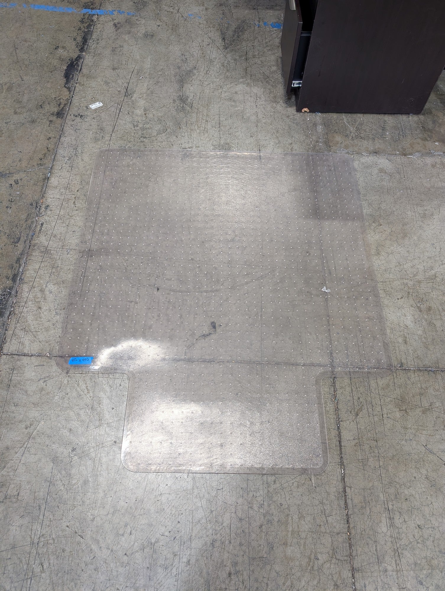 Clear Studded Office Chair Mat for Carpet