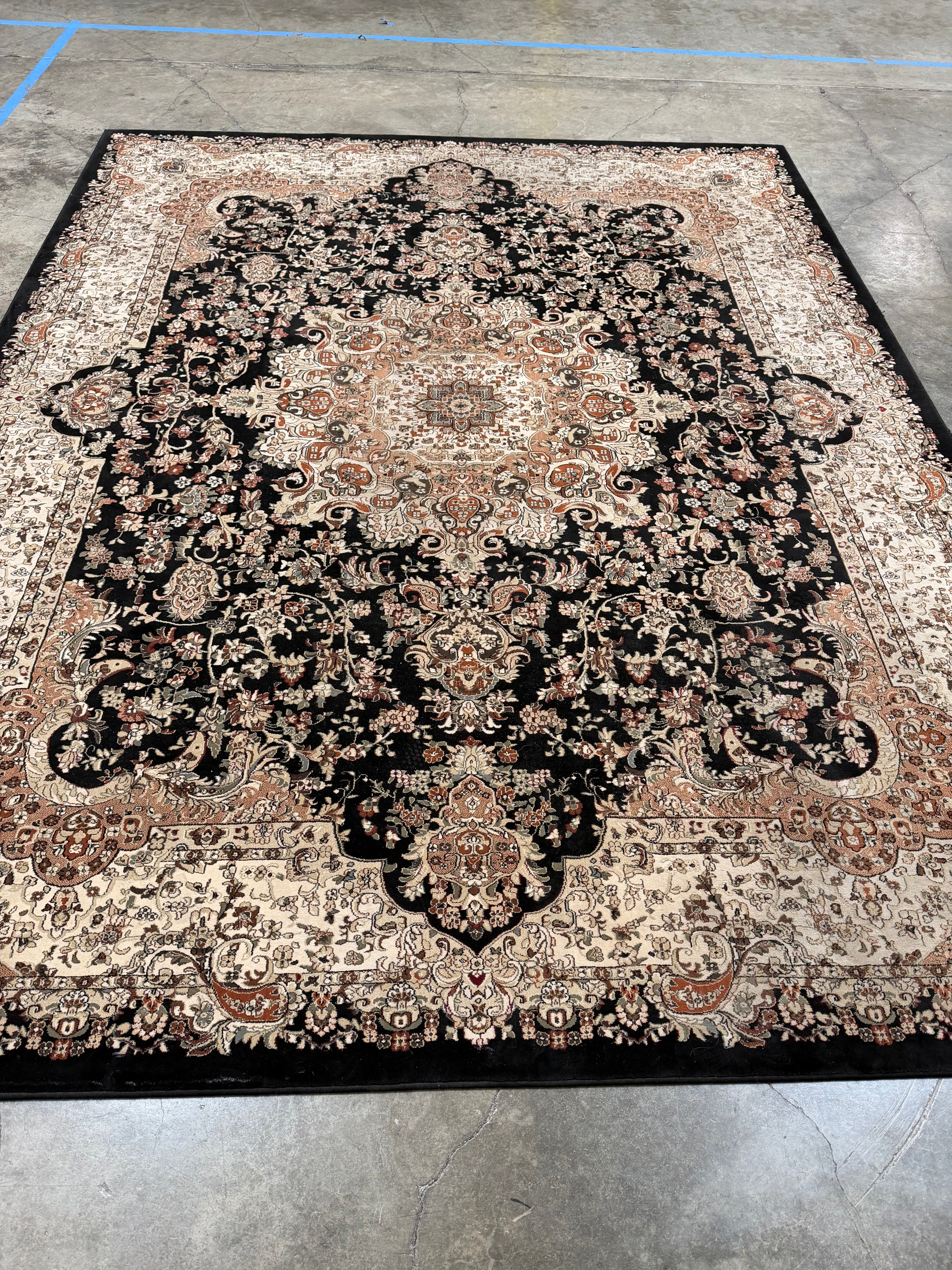 Thomasville Timeless Classic Black Oriental 8 x 10 Area Rug