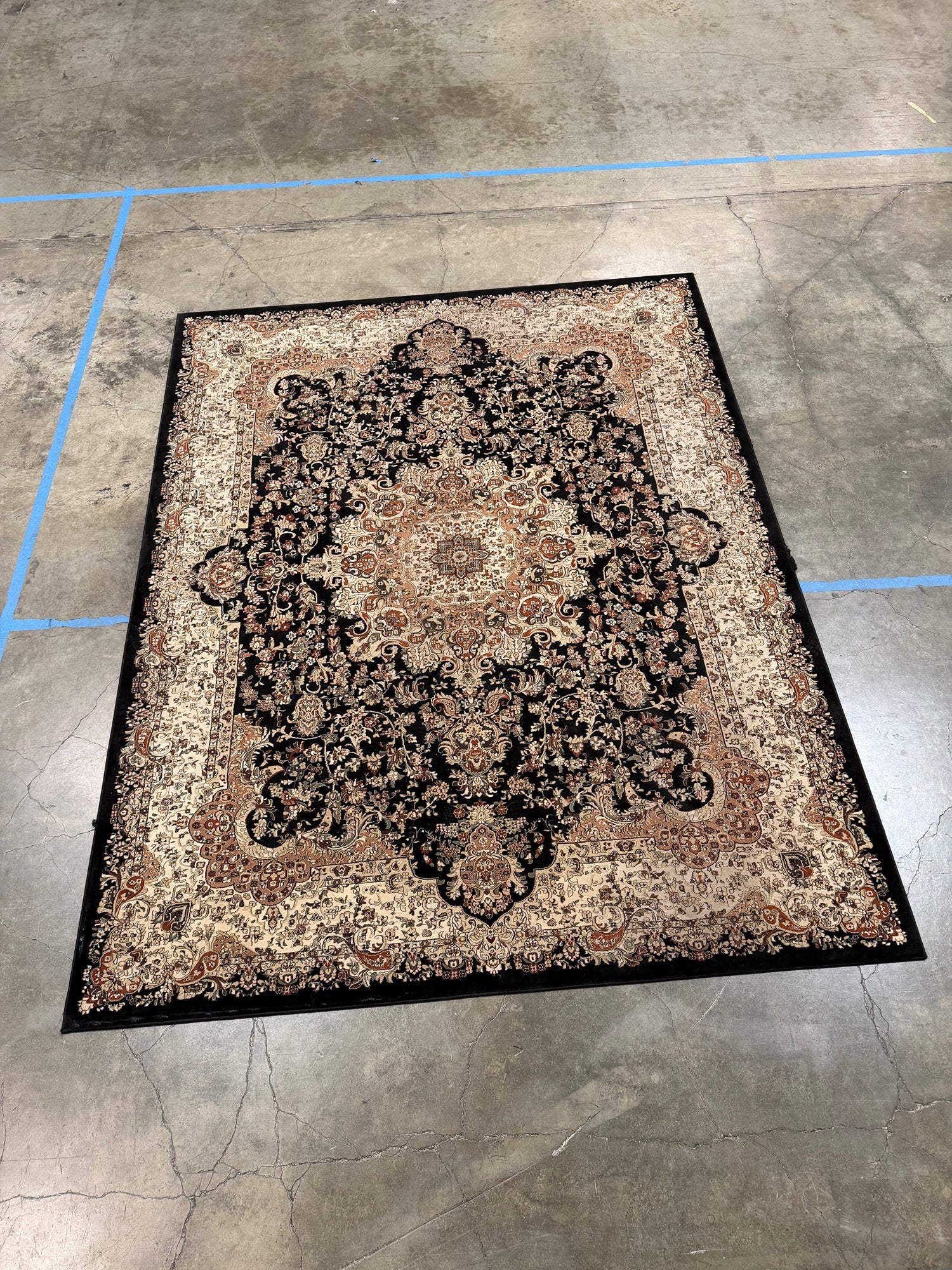 Thomasville Timeless Classic Black Oriental 8 x 10 Area Rug