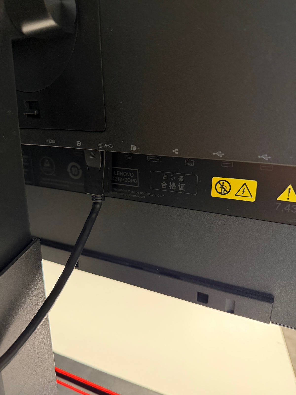 Lenovo ThinkVision Premium P27h-28 | 27" Quad HD Monitor with Full Adjustable Stand | New at $600