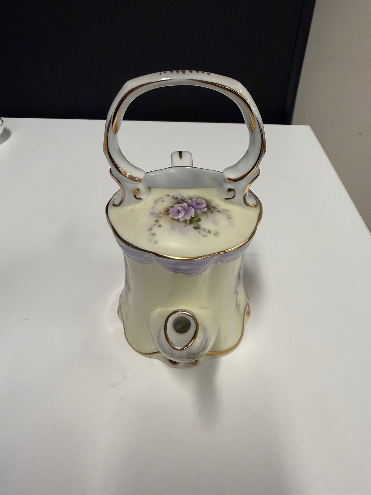 Flowers, Inc. Balloons Hand-Painted Teapot with Floral Design