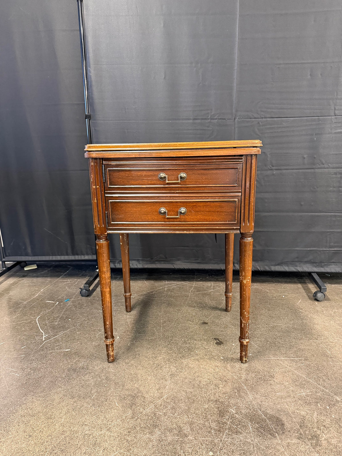Free Westinghouse Black Vintage Sewing Machine in Wood Cabinet