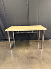 IKEA LINNMON Light Wood-Look Desk with Metal Legs