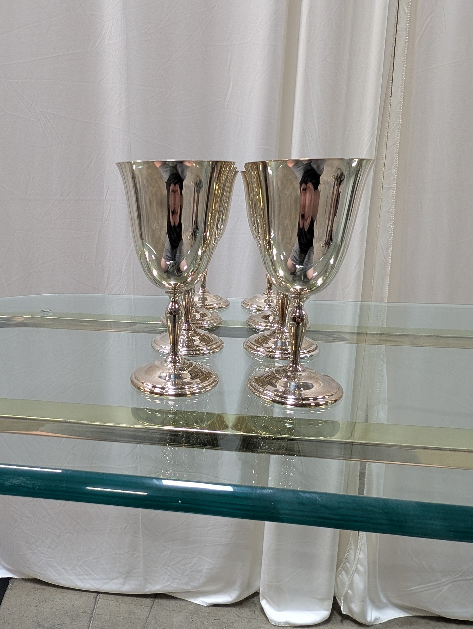 Vintage Reed & Barton Goblets in Silverplate