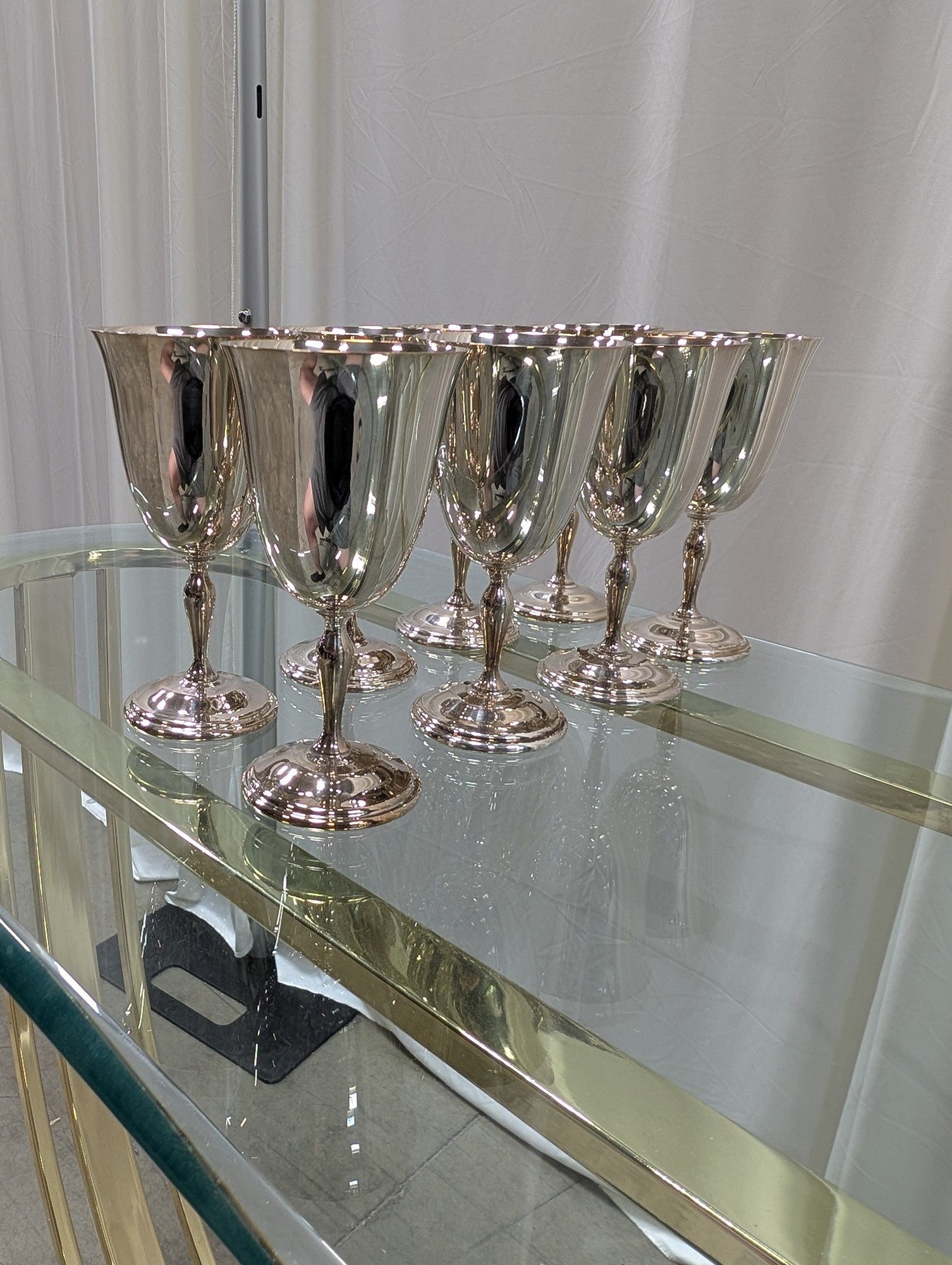 Vintage Reed & Barton Goblets in Silverplate