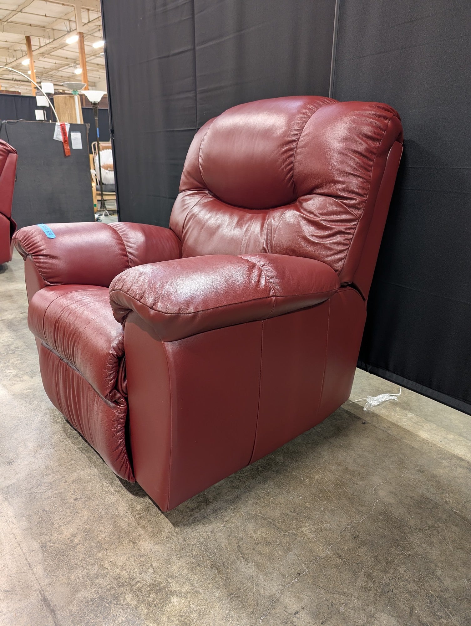 Palliser Russet Leather Wall Hugger Recliner