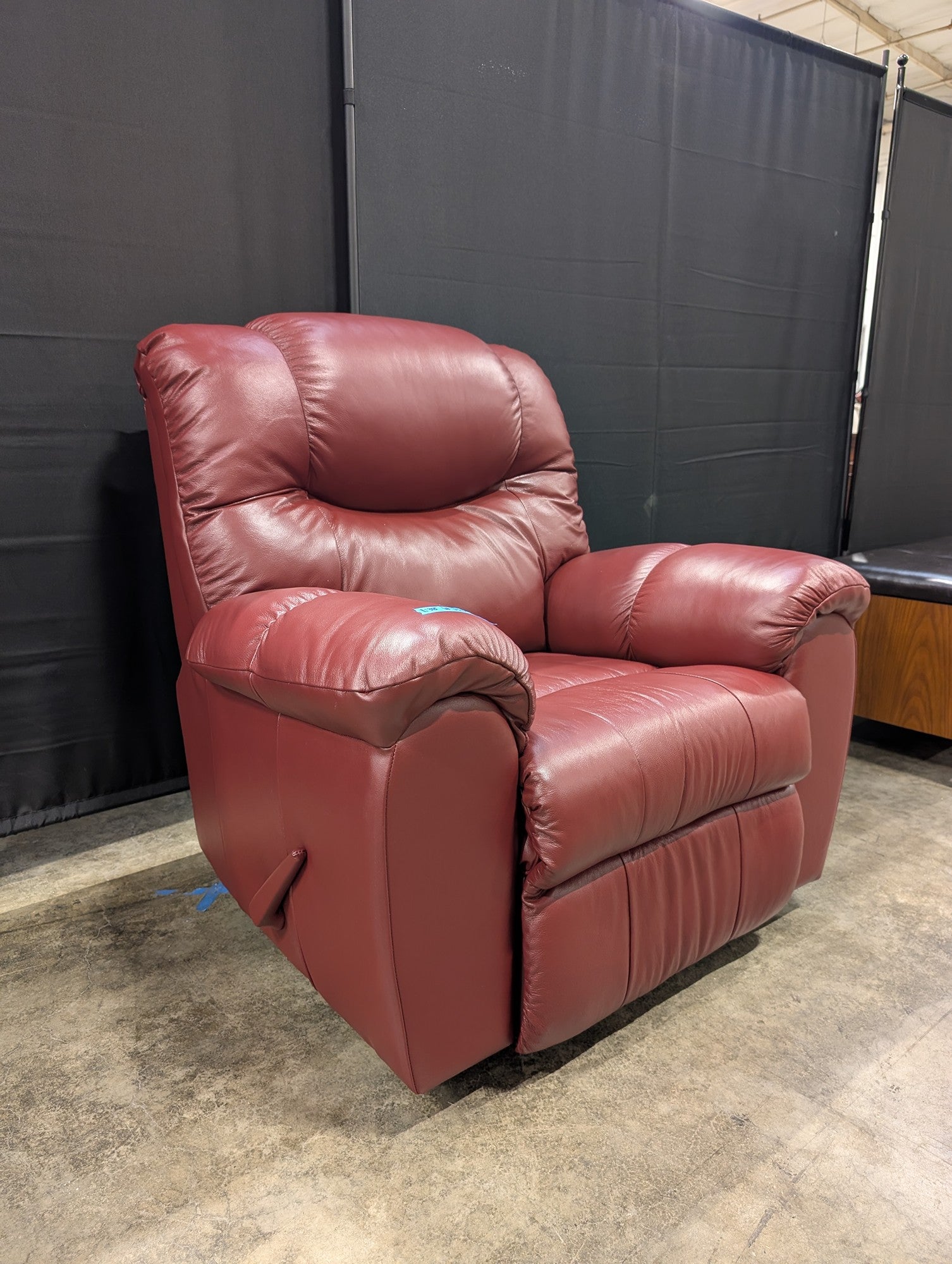 Palliser Russet Leather Wall Hugger Recliner