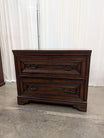 Aspenhome Dark Wood Two-Drawer File Cabinet