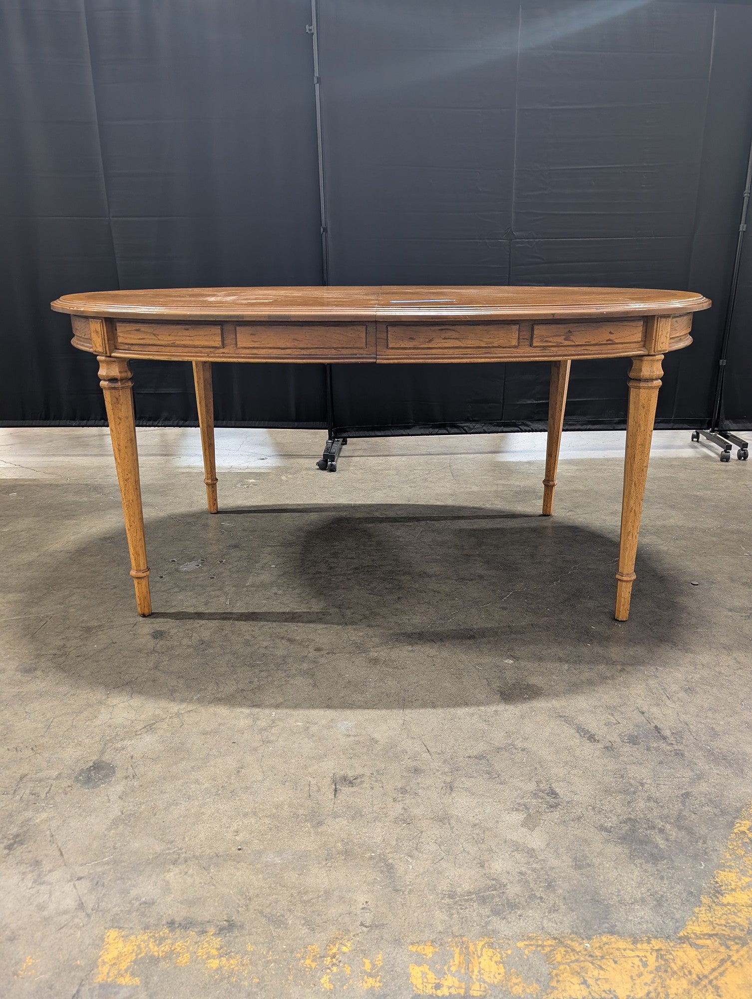Drexel Esperanto Wood Dining Table with Parquet Top