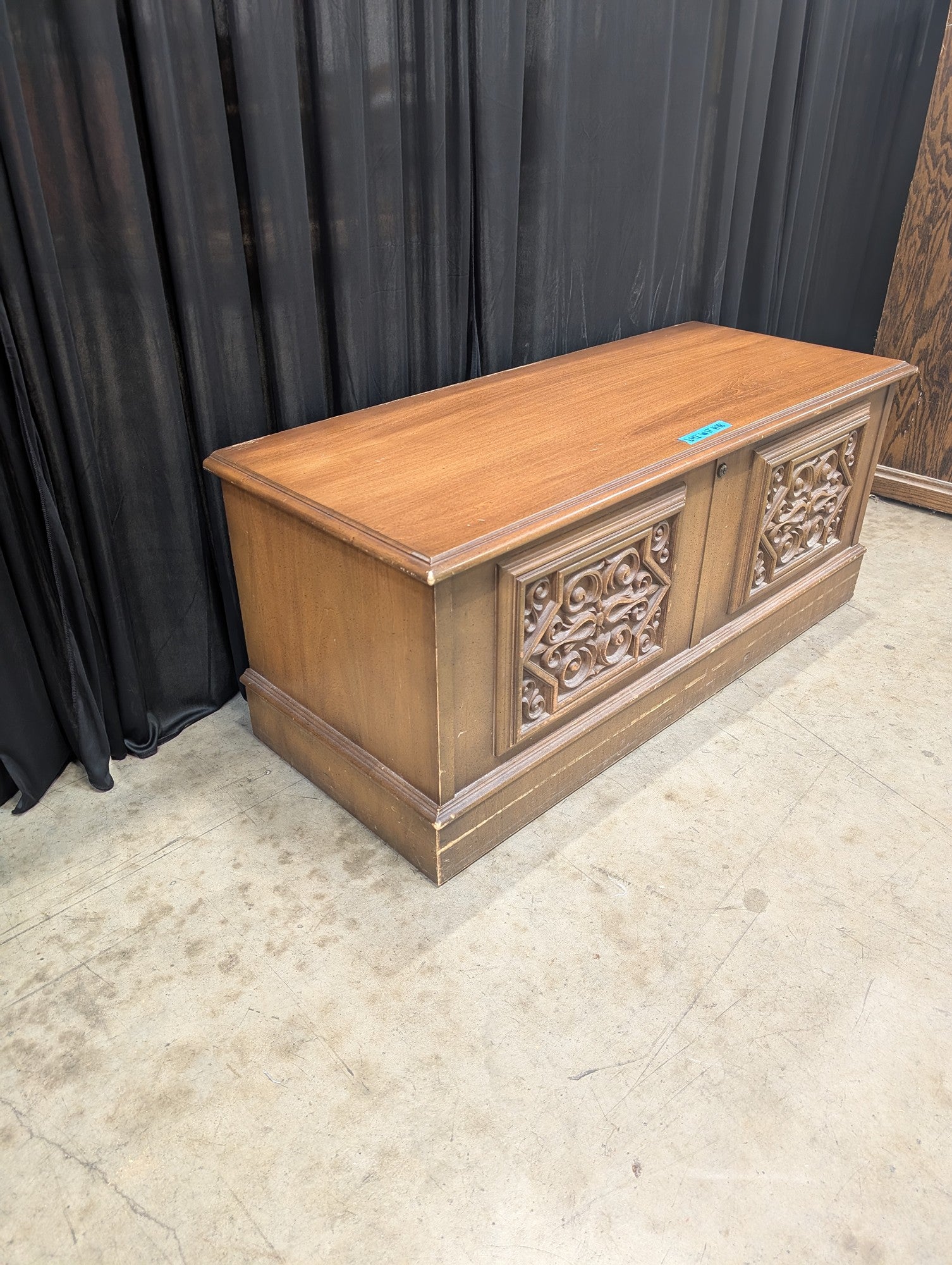 Vintage Lane Cedar Chest with Carved Panels