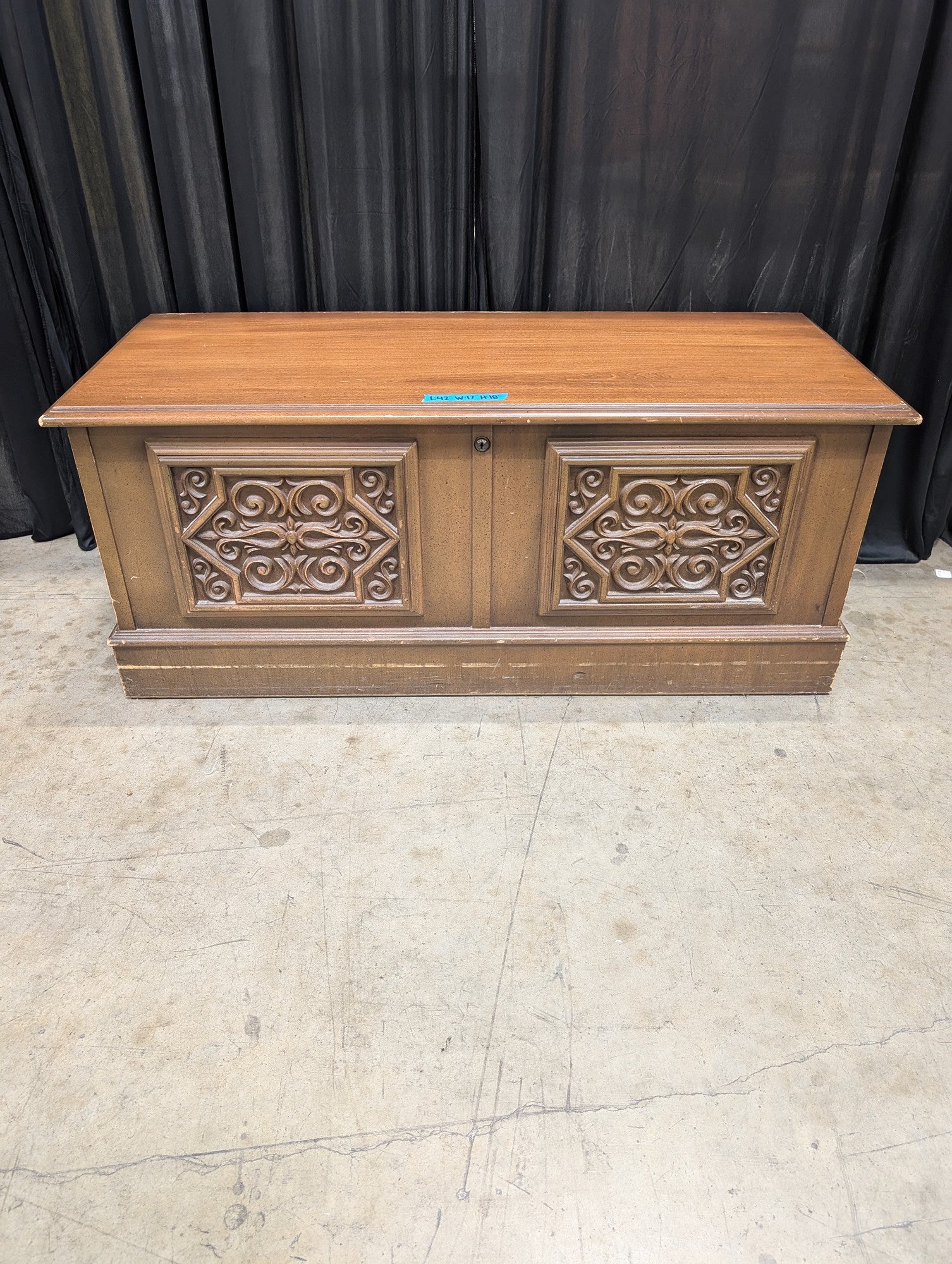 Vintage Lane Cedar Chest with Carved Panels