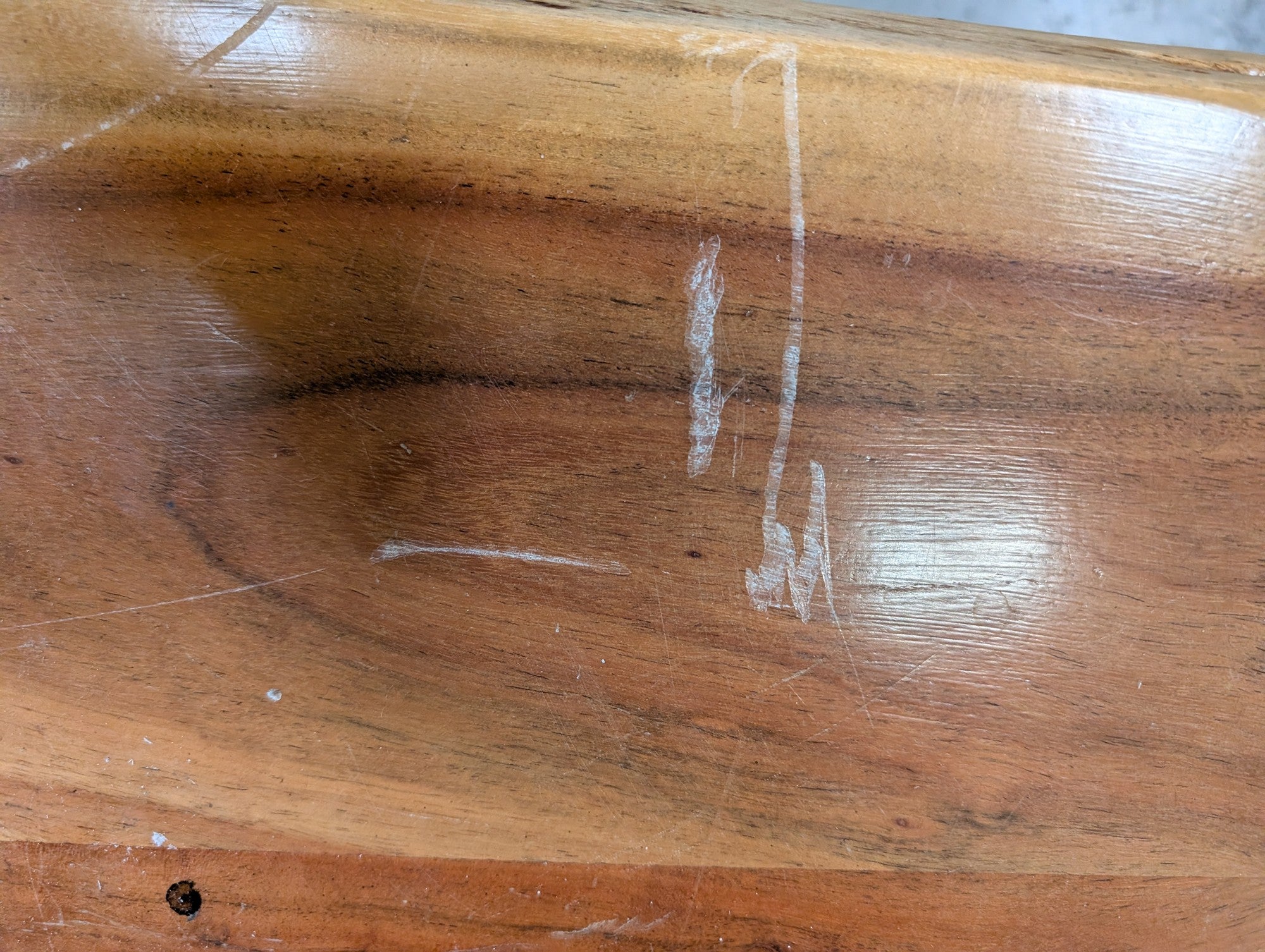 Live Edge Wood Top Console Table with Metal Legs