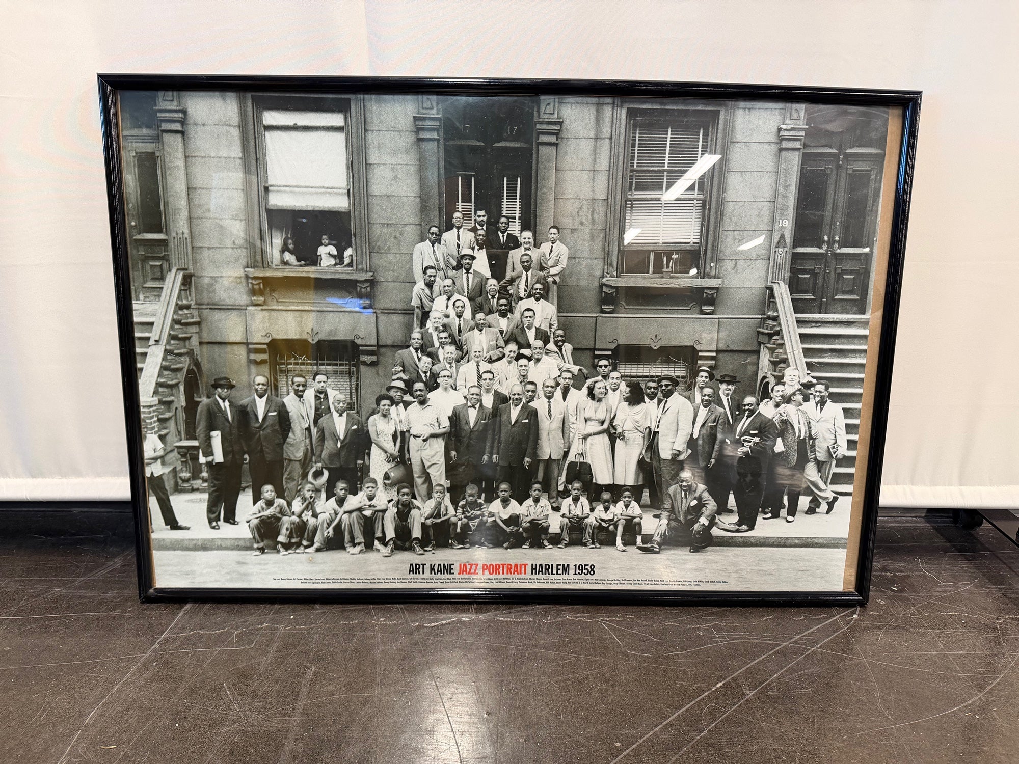 Art Kane Jazz Portrait Harlem 1958 Framed Print (Retail: $100)