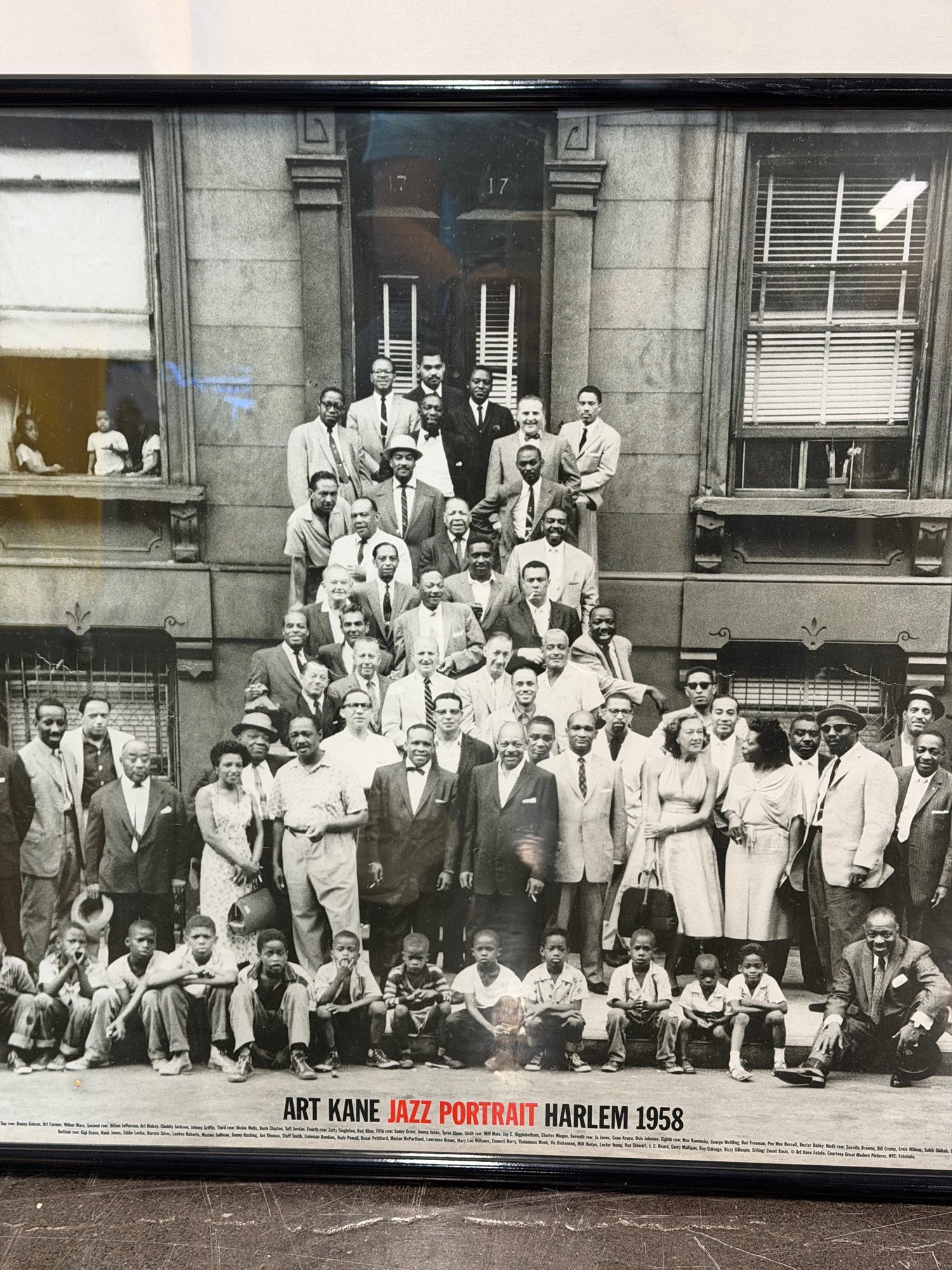 Art Kane Jazz Portrait Harlem 1958 Framed Print (Retail: $100)
