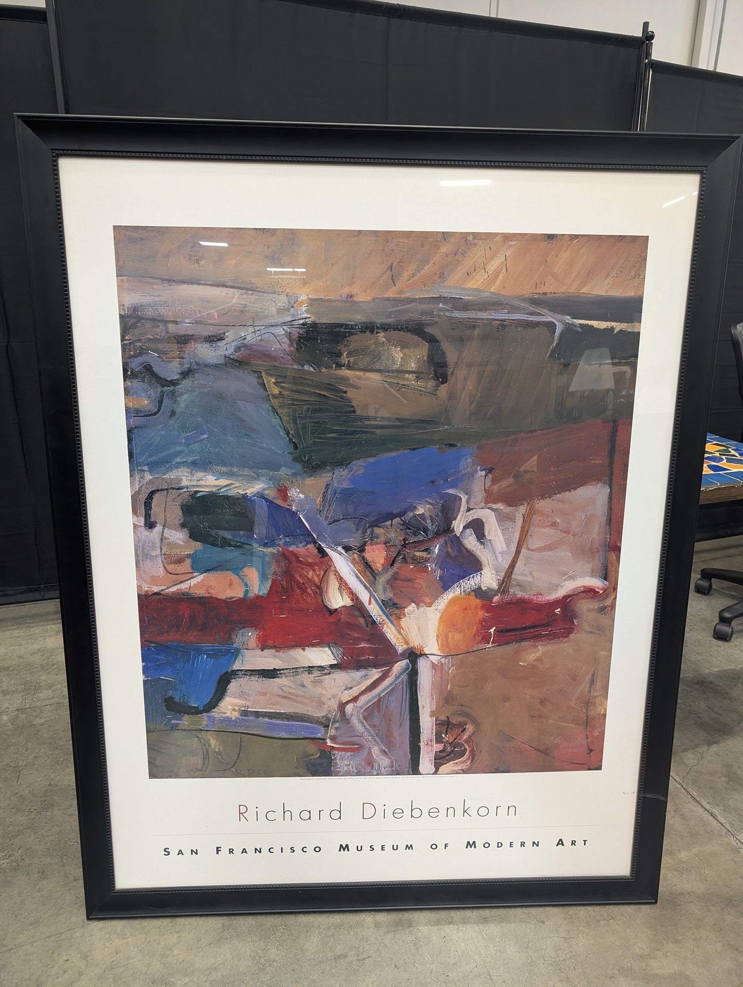 Richard Diebenkorn Abstract Framed Print