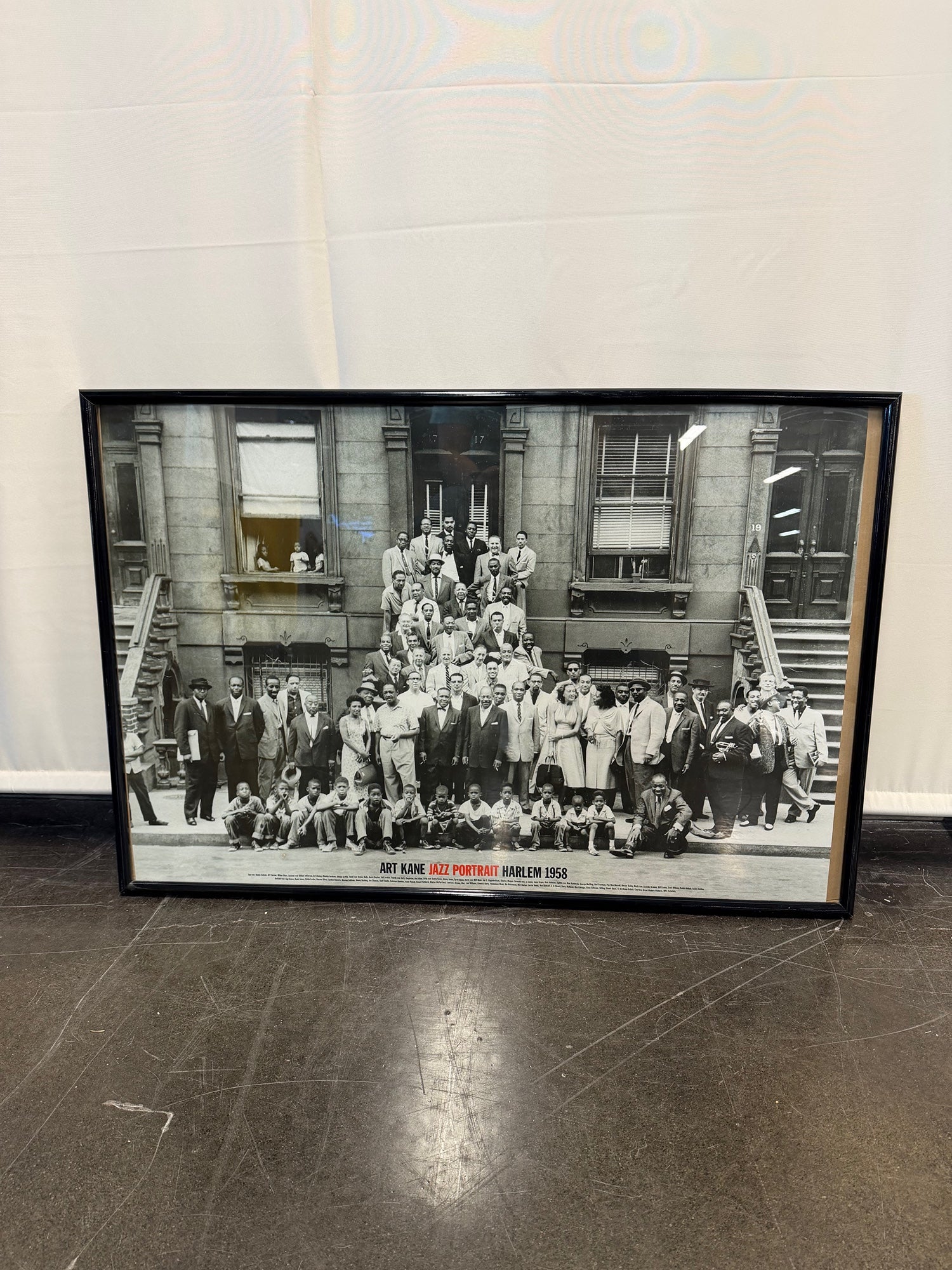 Art Kane Jazz Portrait Harlem 1958 Framed Print (Retail: $100)