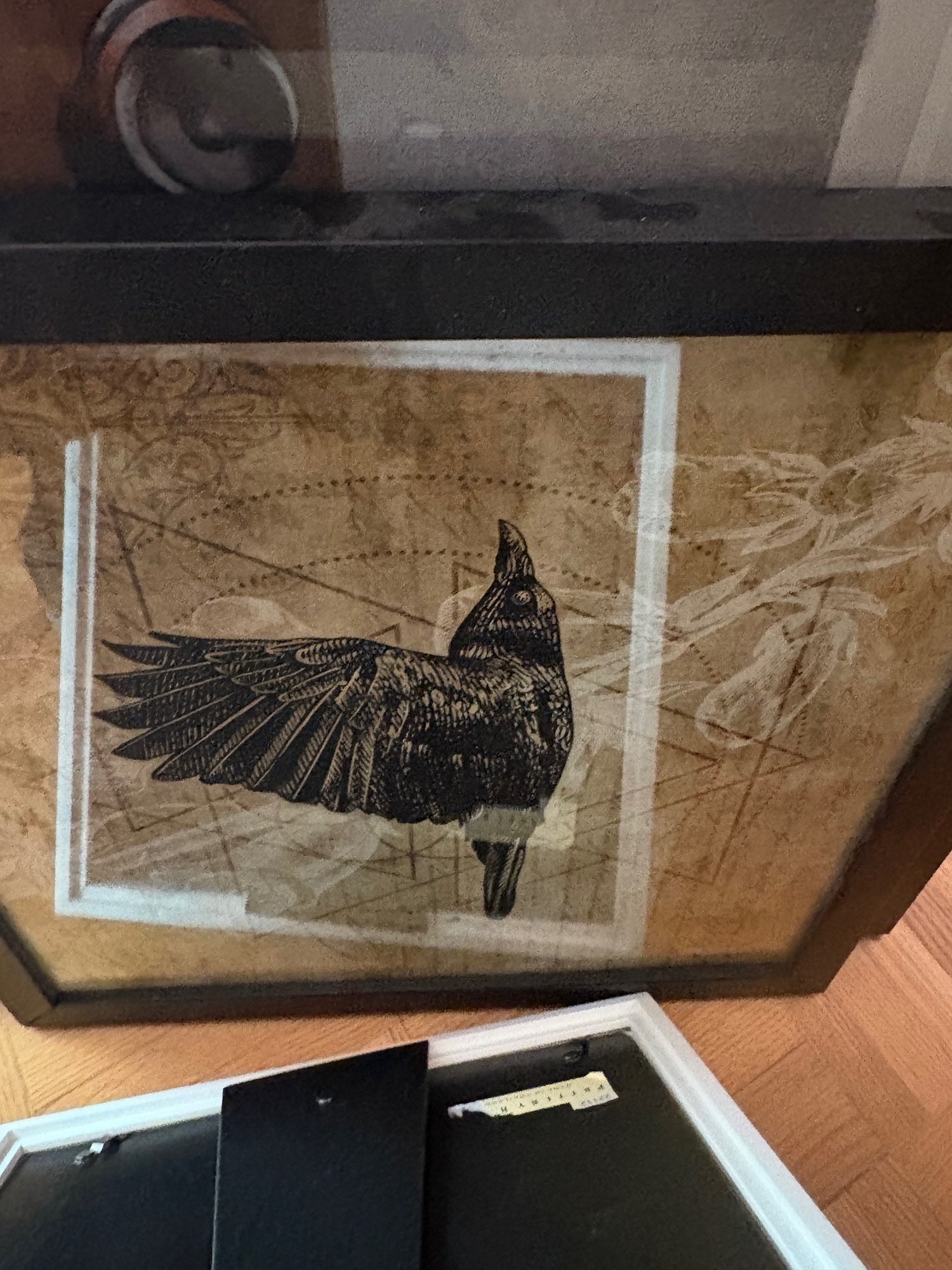 Foxglove Crow Print by Robert Tritthardt