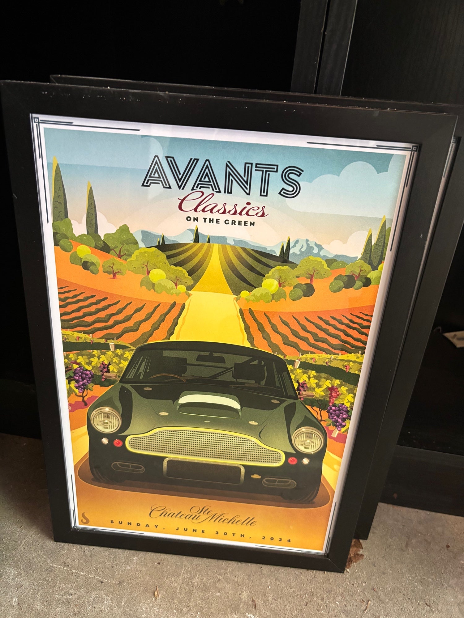 Avants Classics Event Poster in Black Frame