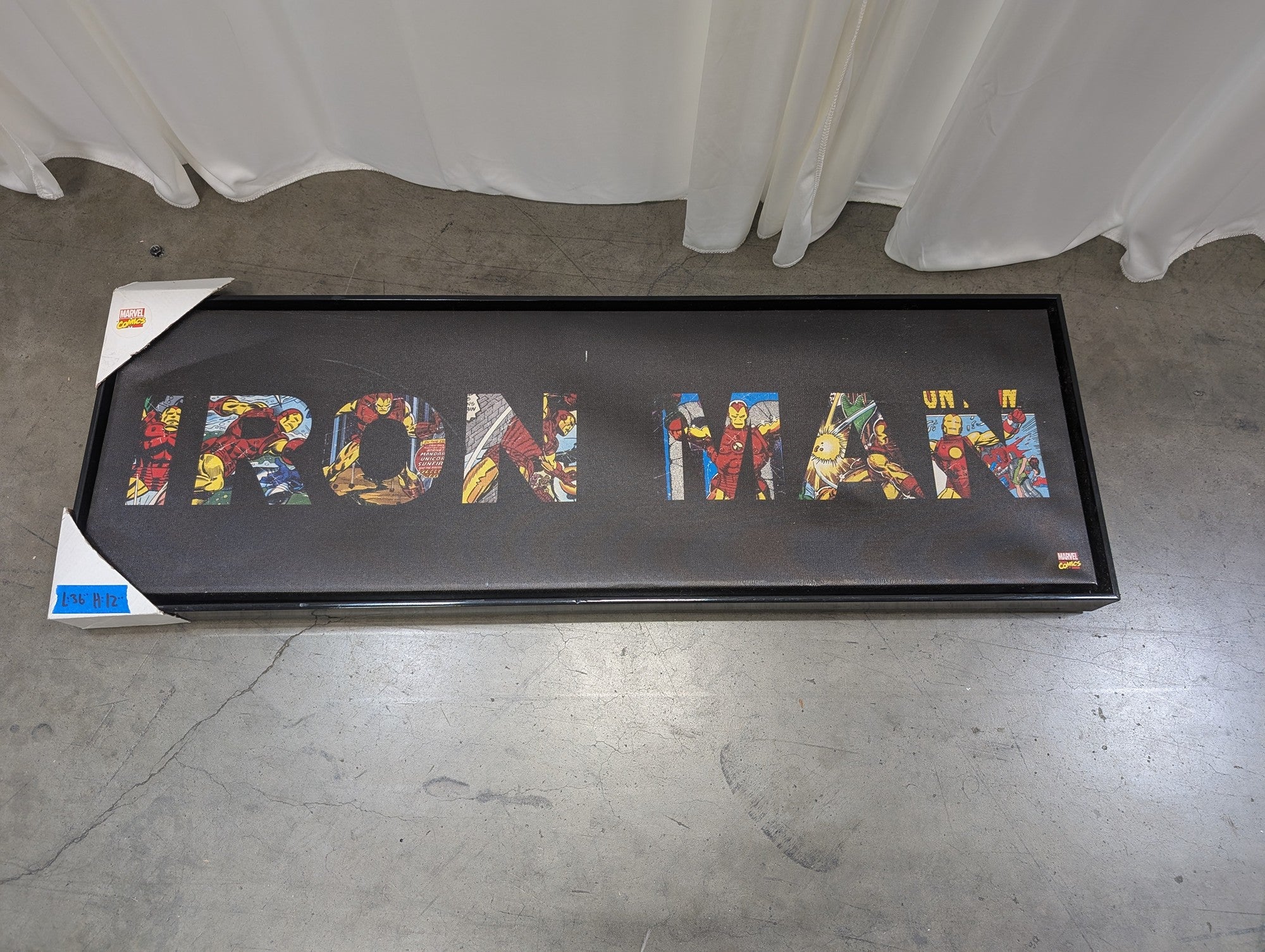 MARVEL COMICS Iron Man Comic Book Wall Art