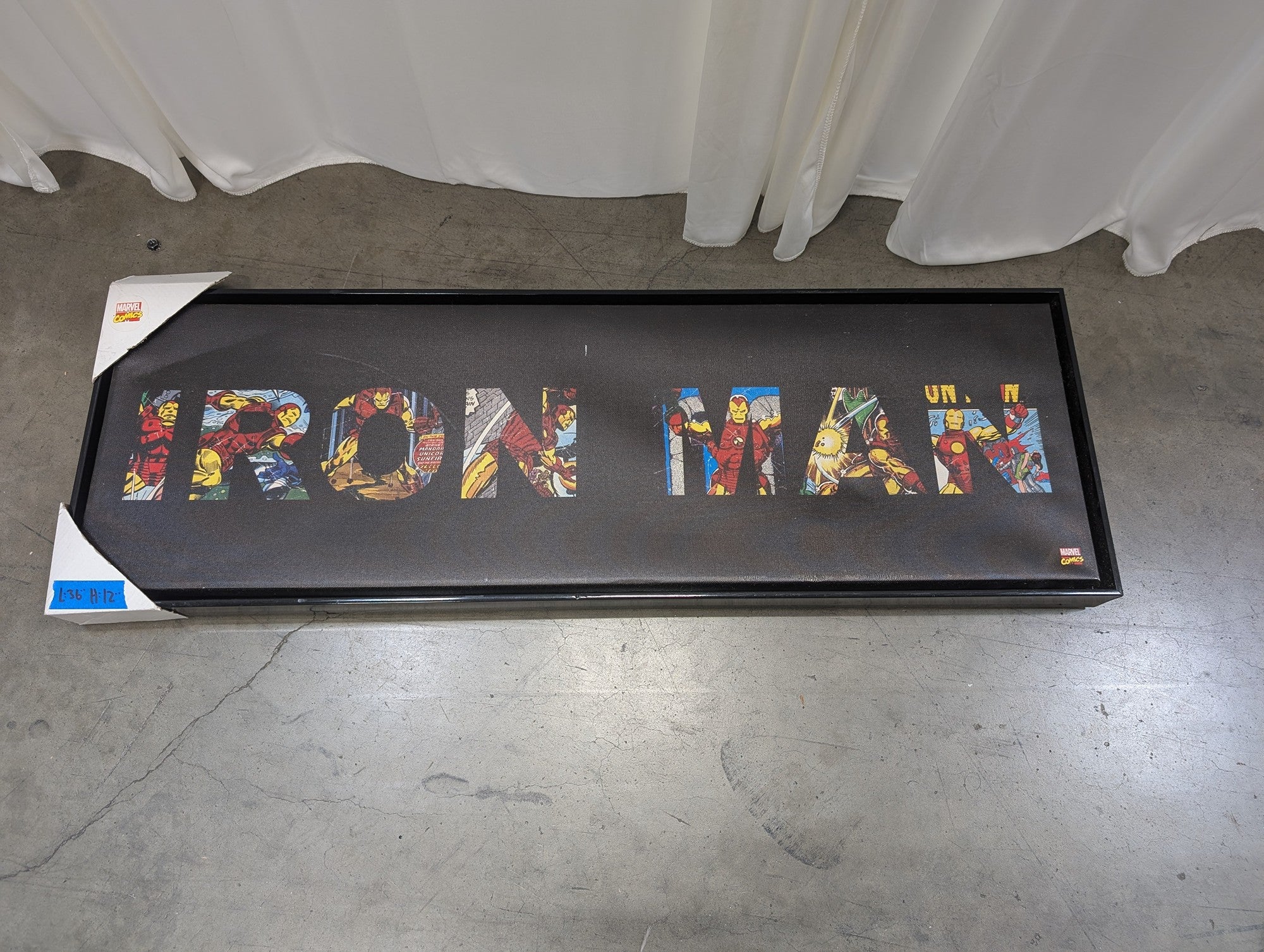 MARVEL COMICS Iron Man Comic Book Wall Art