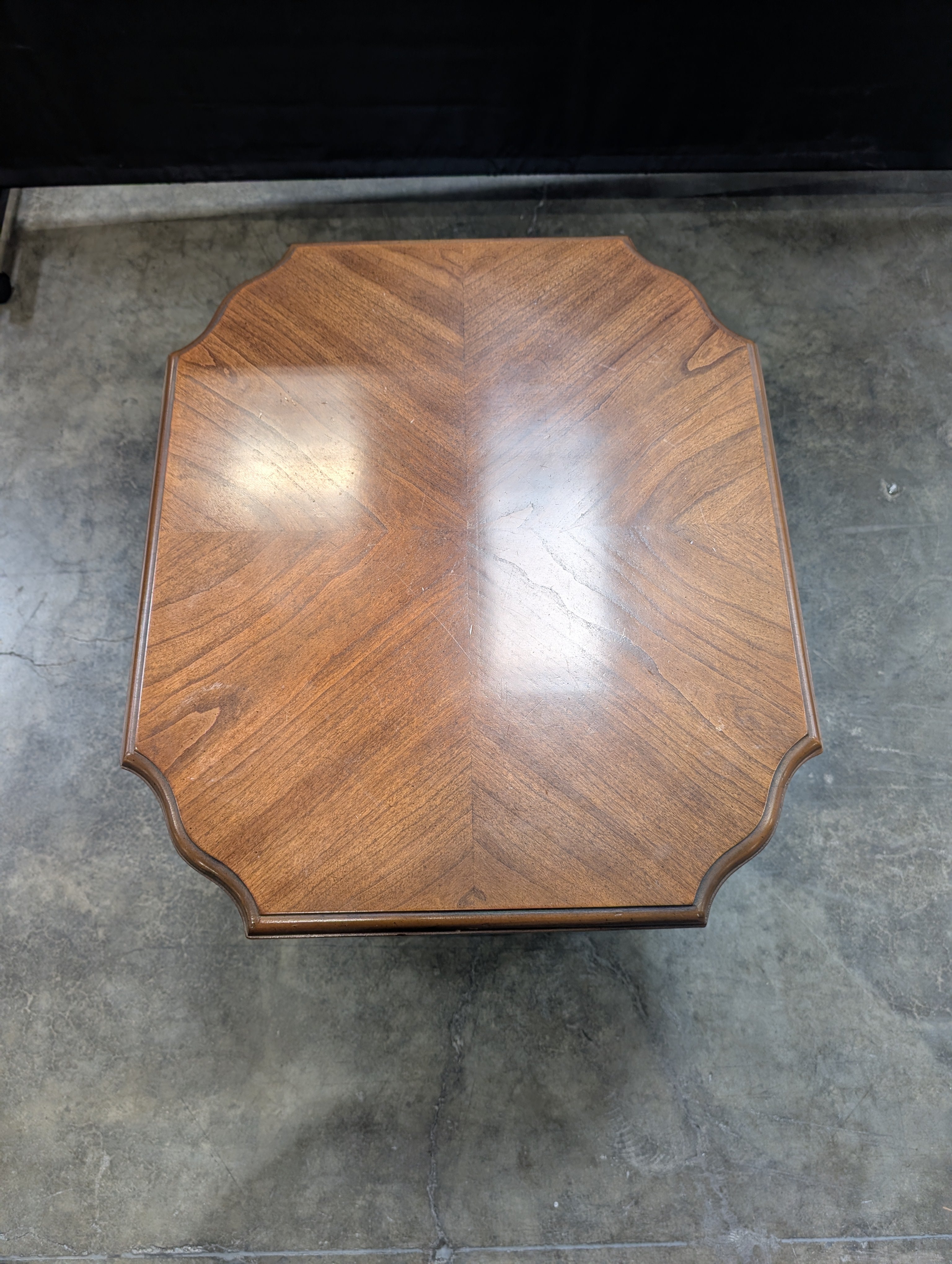 Octagonal DREXEL Two-Tier Wood Accent Table