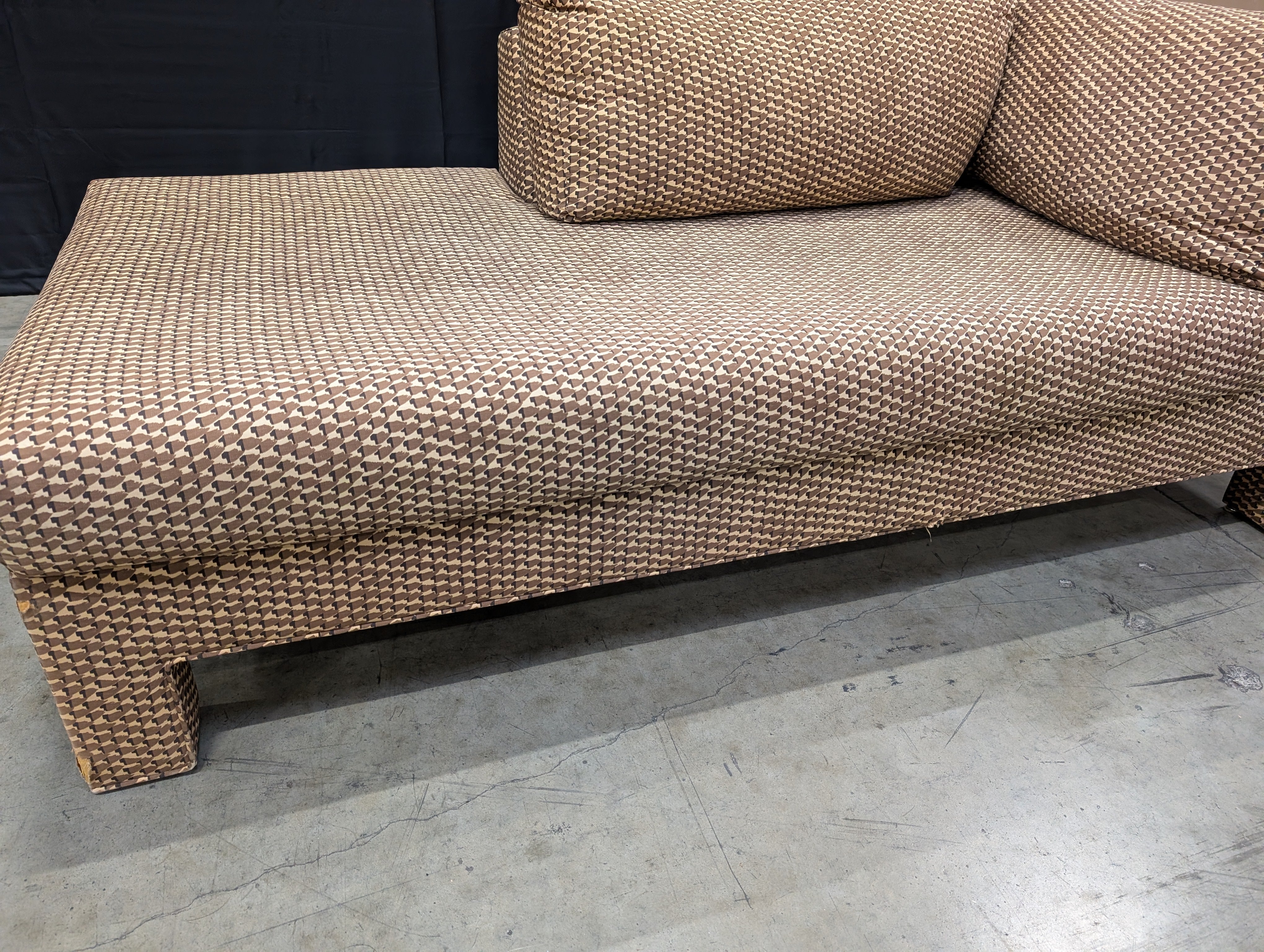Geometric Chaise Sofa