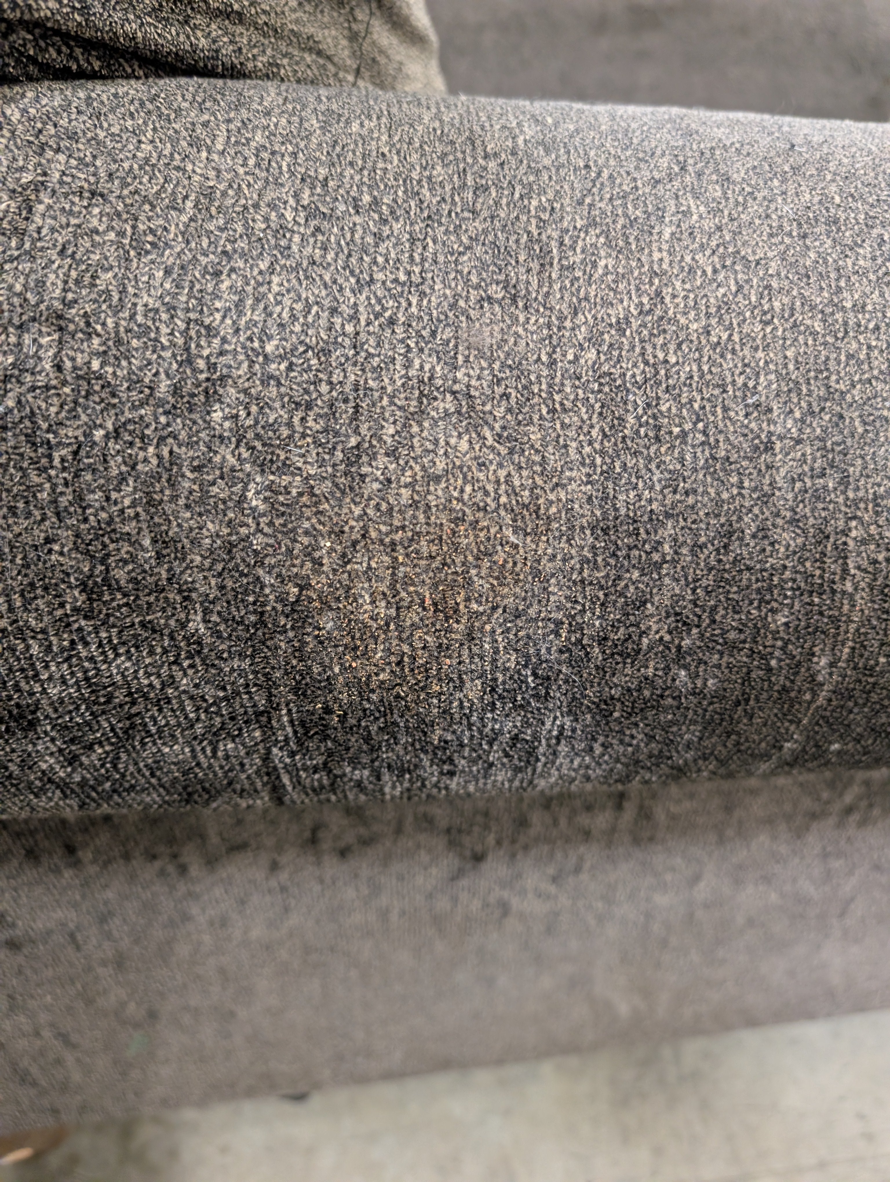 Used Club Chair and Ottoman Set with Nailhead Trim