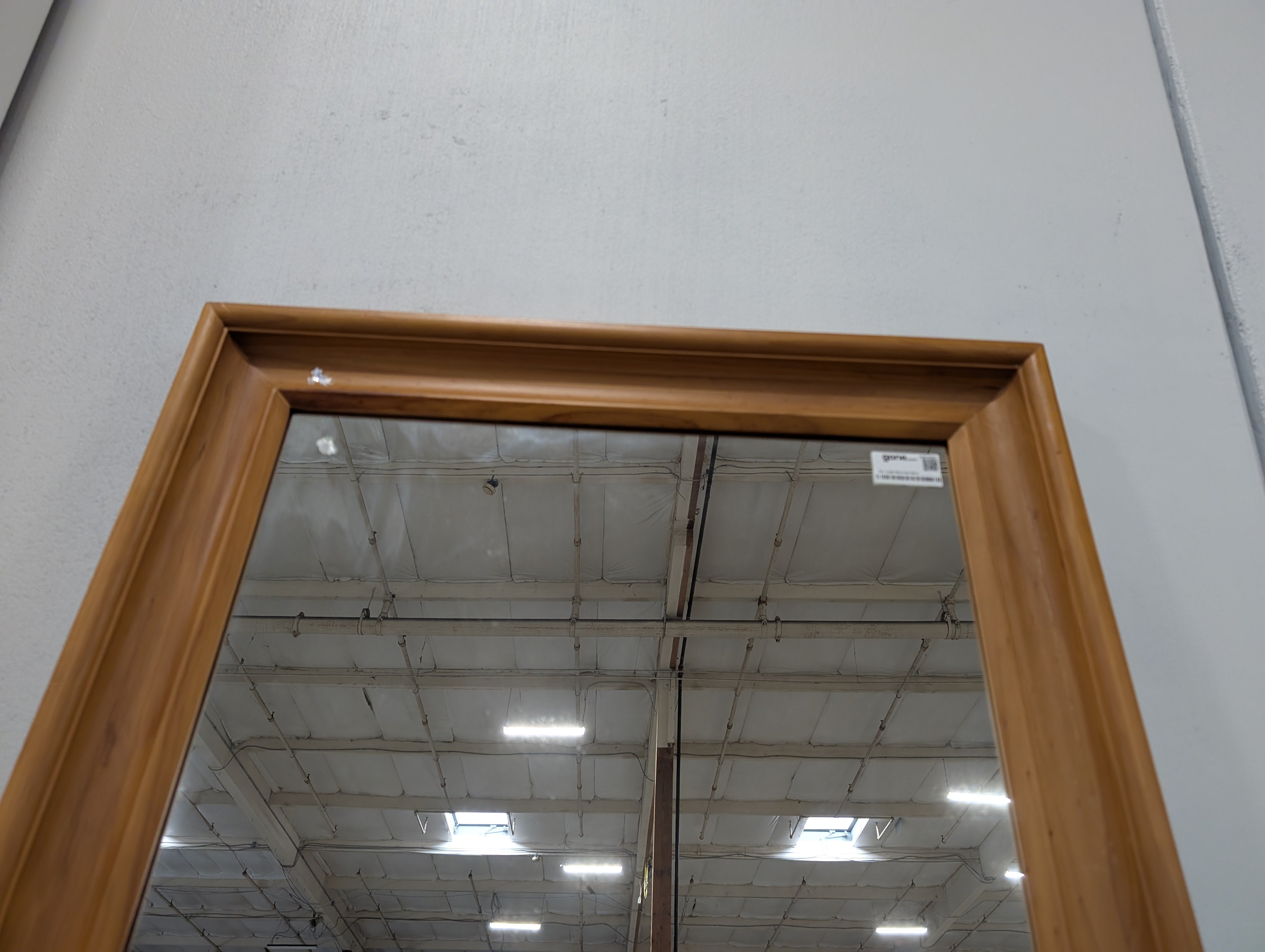 Full-Length Wood Frame Mirror