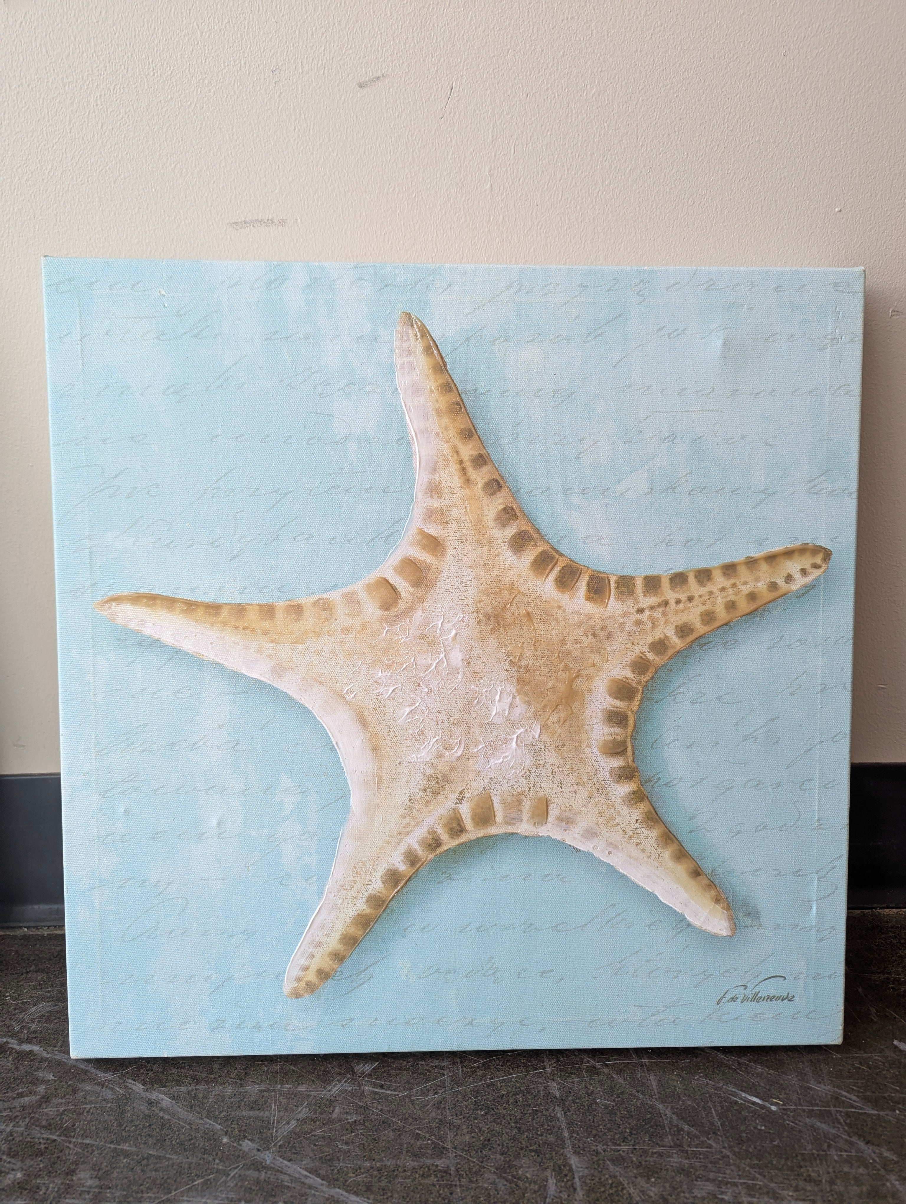 Starfish Canvas Wall Art