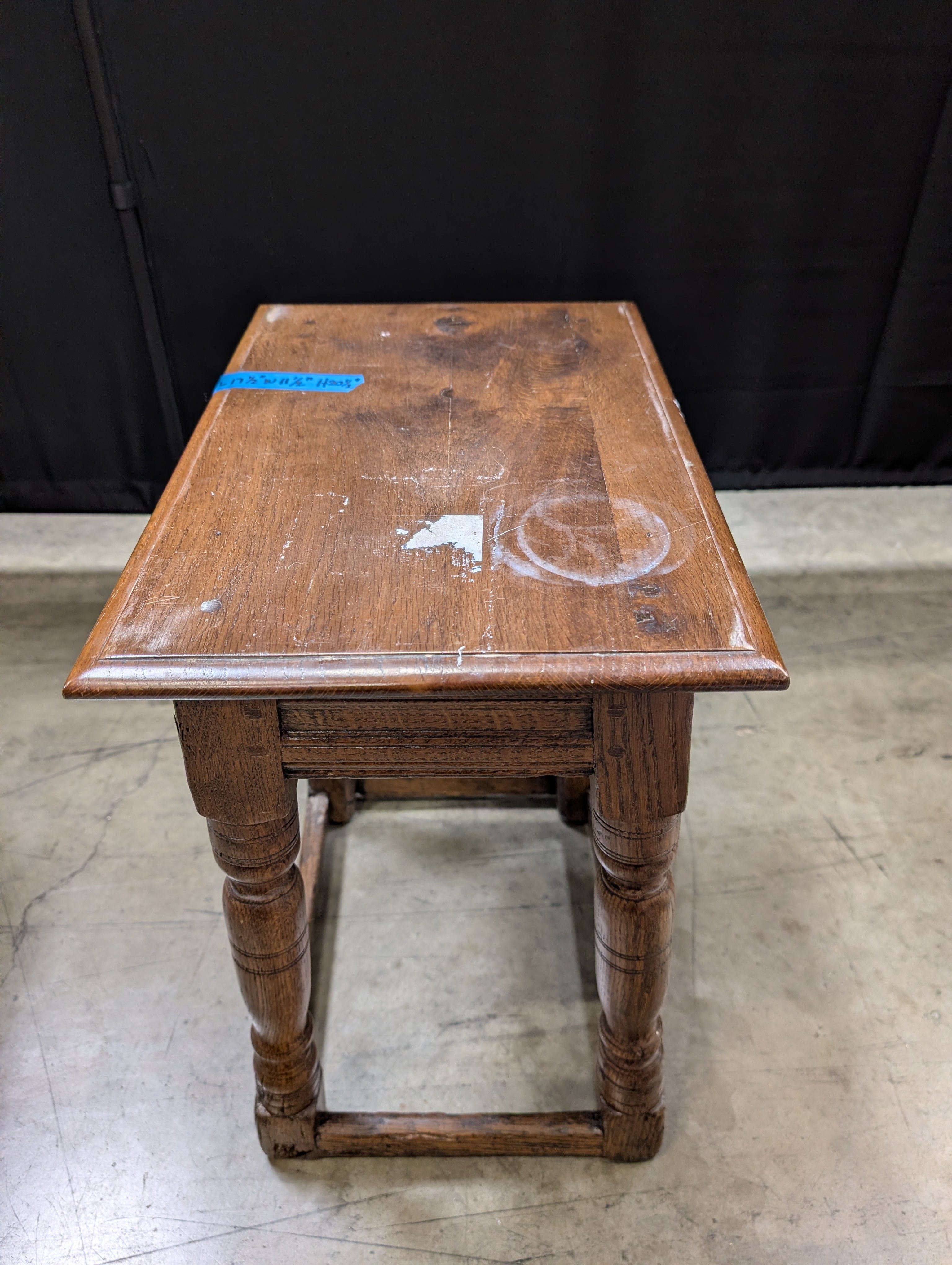 Classic Dark Wood Side Table