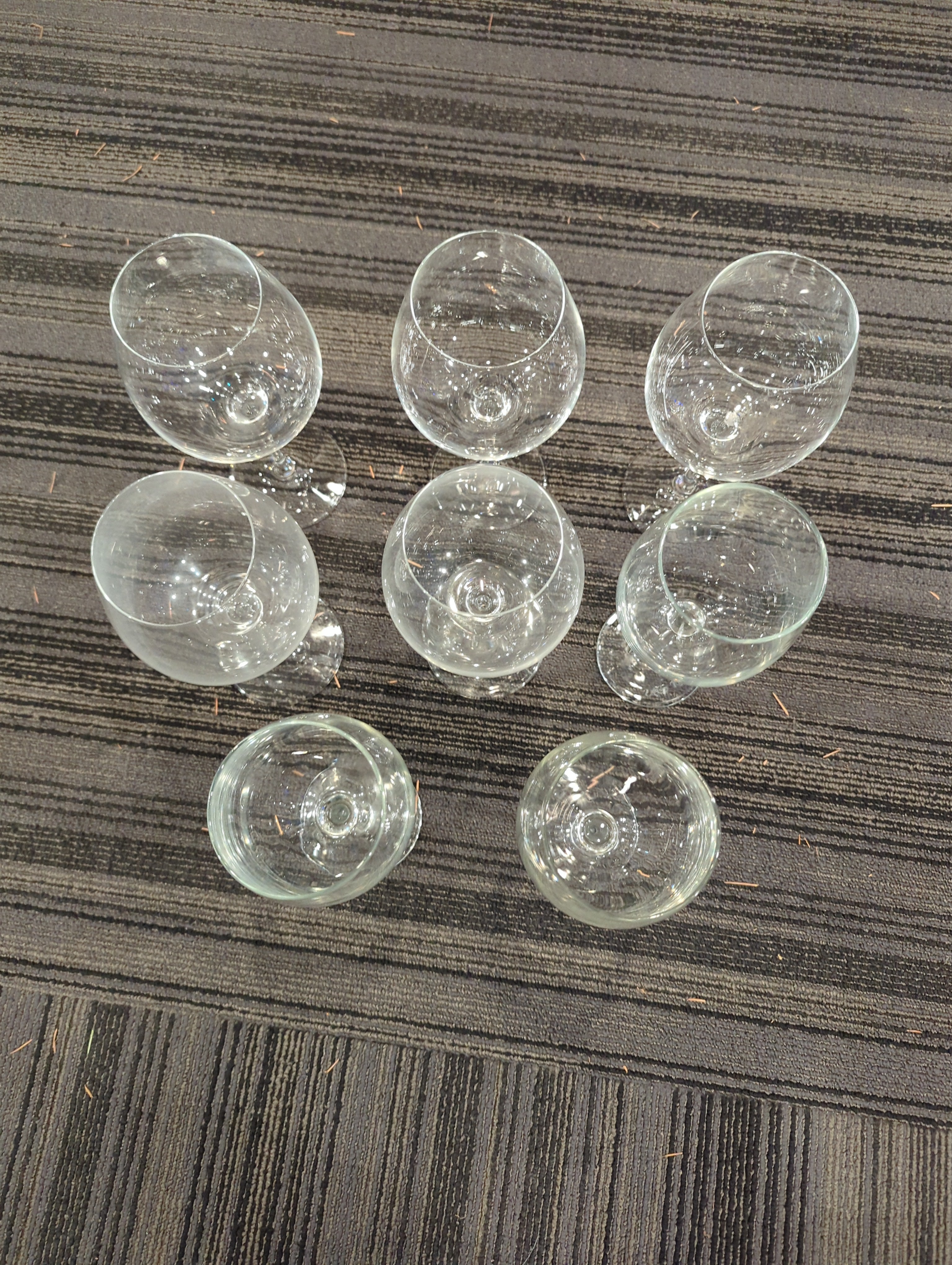 Set of 8 Red Wine Glasses