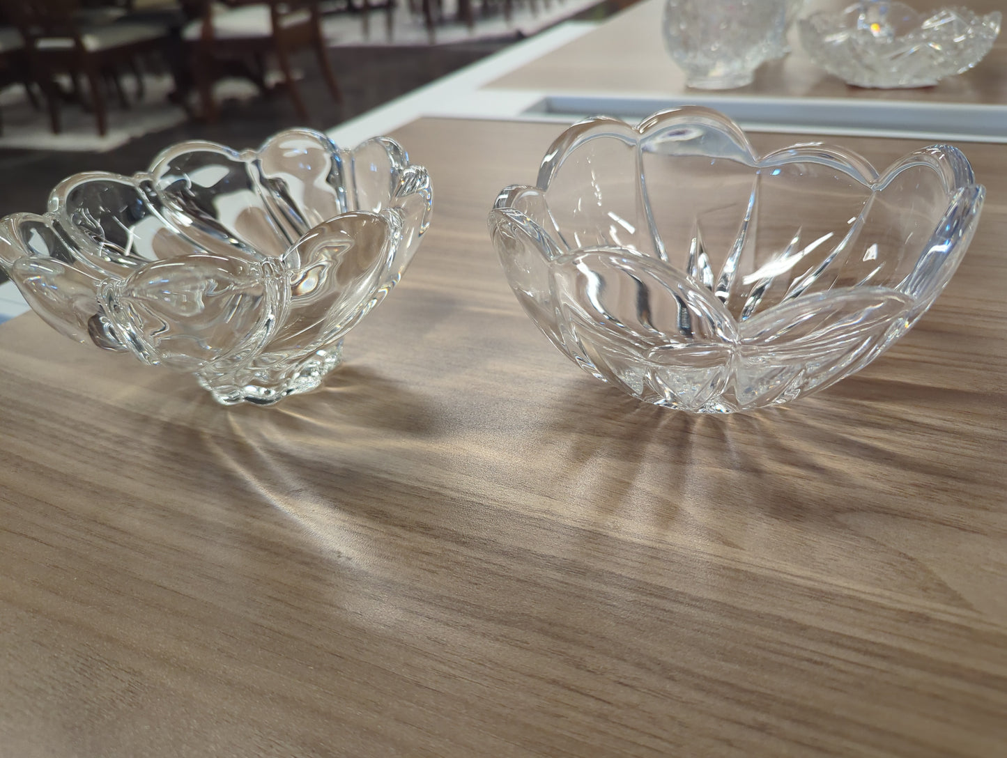 Glass candy dish