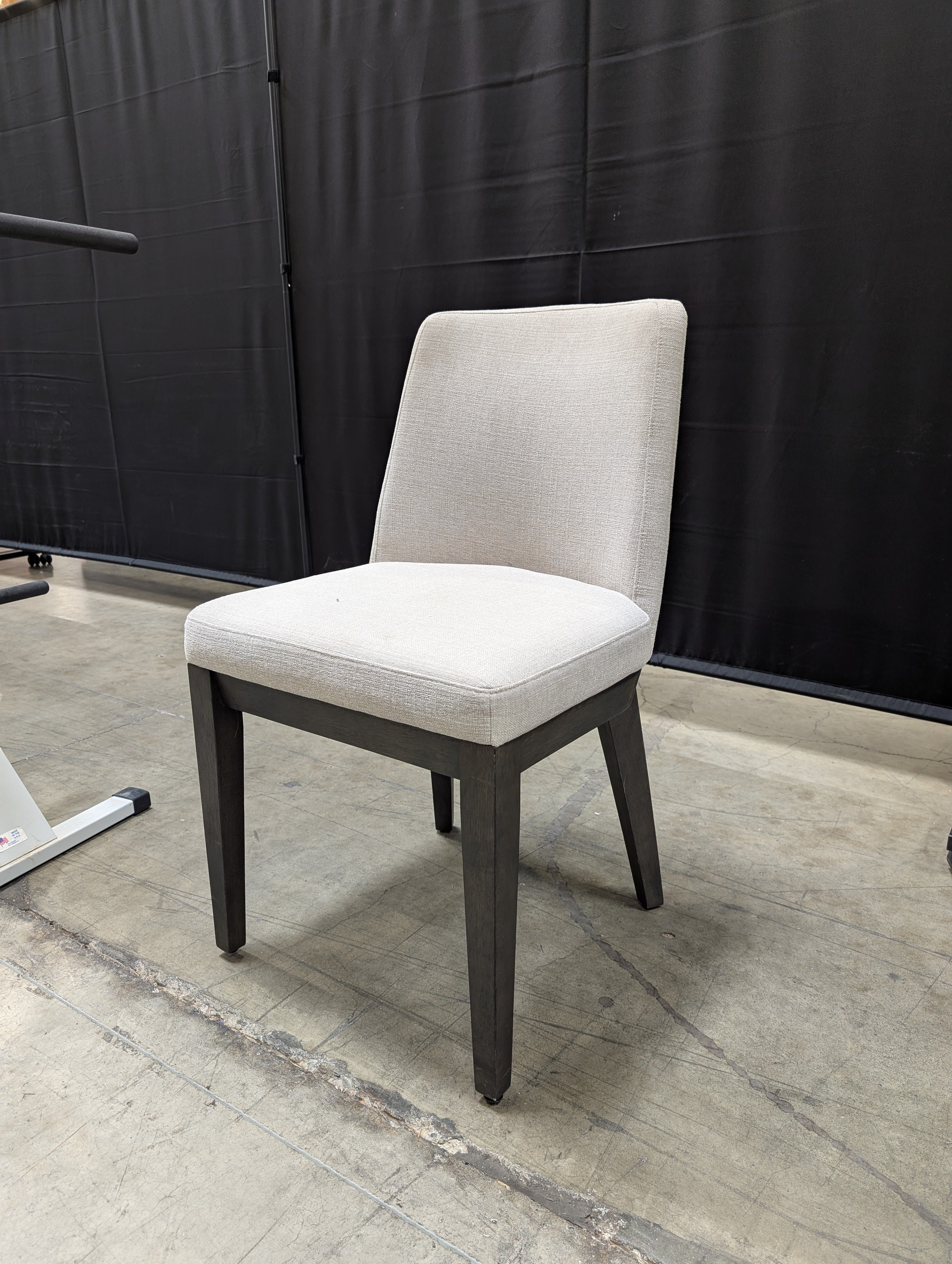 Pike and Main Designs Greige Upholstered Dining Chair
