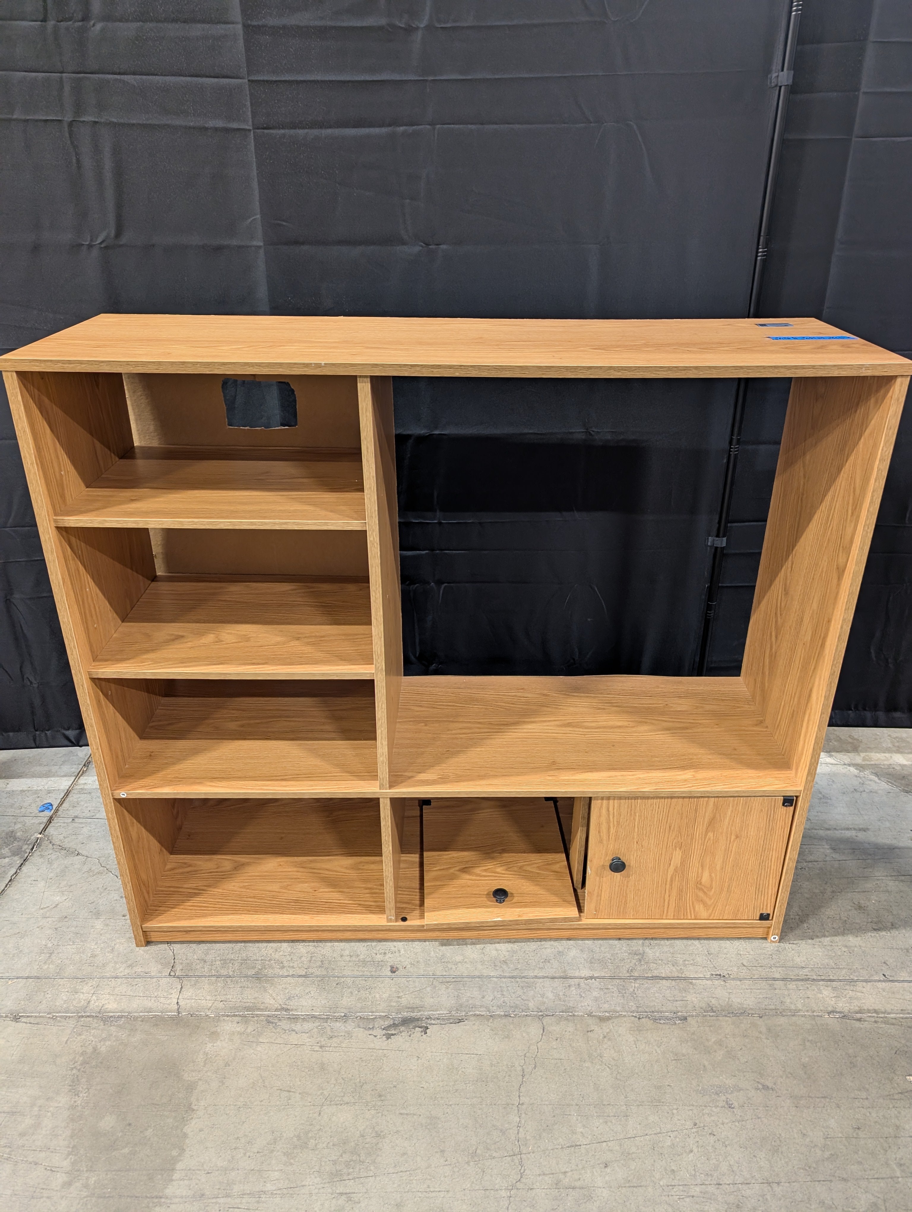 Modern Wood Tone Broken Shelf