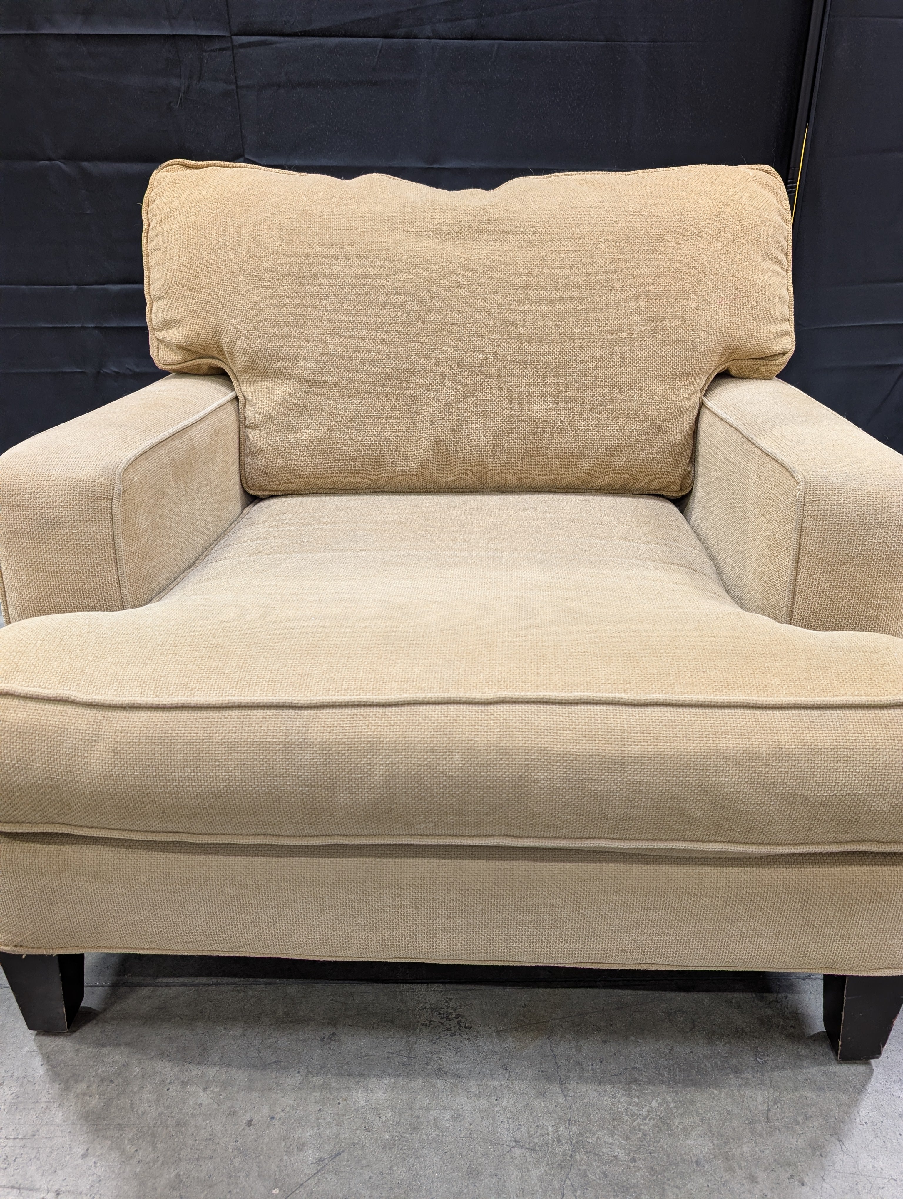 Neutral Tone Upholstered Arm Chair Component