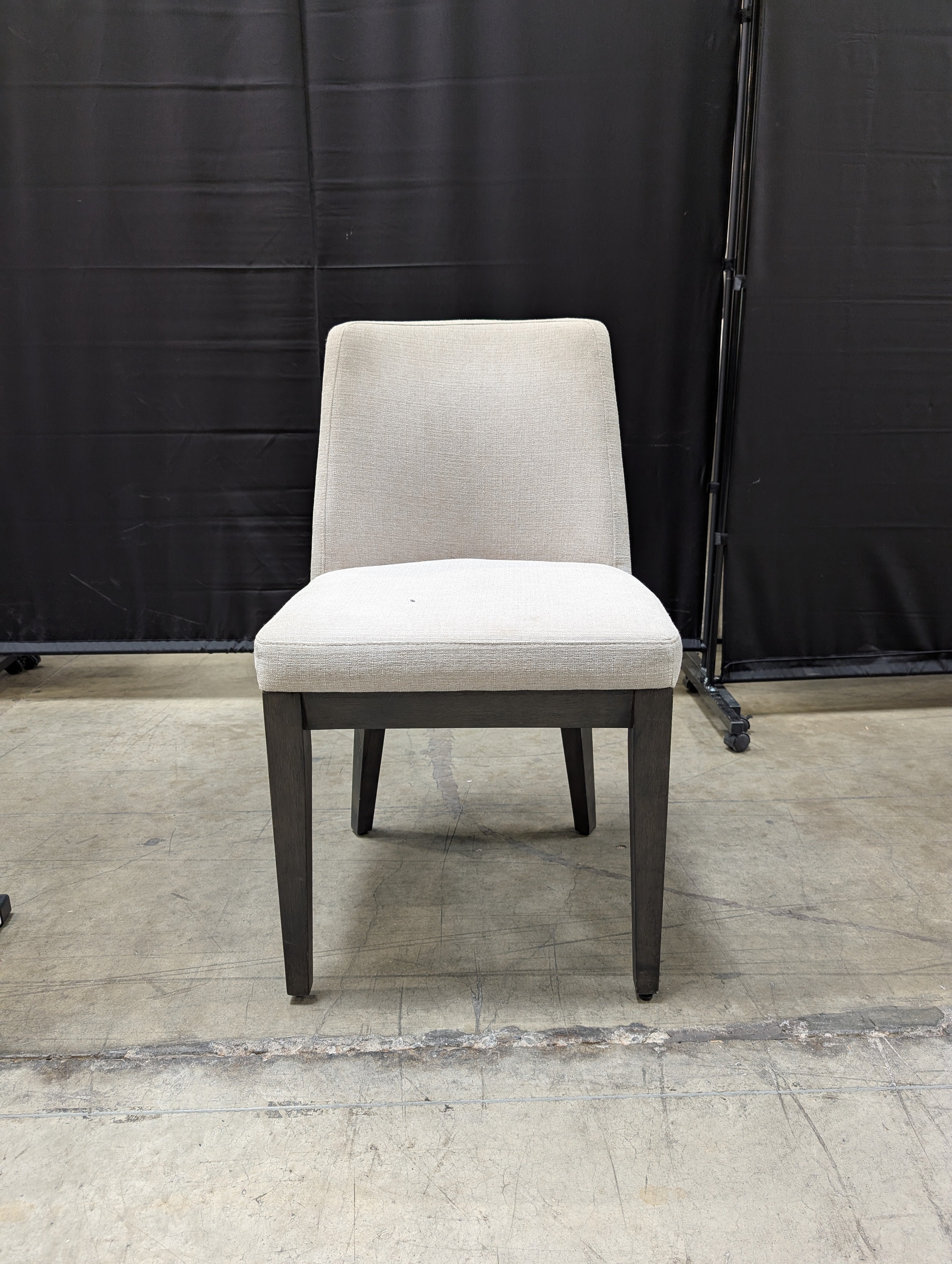 Pike and Main Designs Greige Upholstered Dining Chair