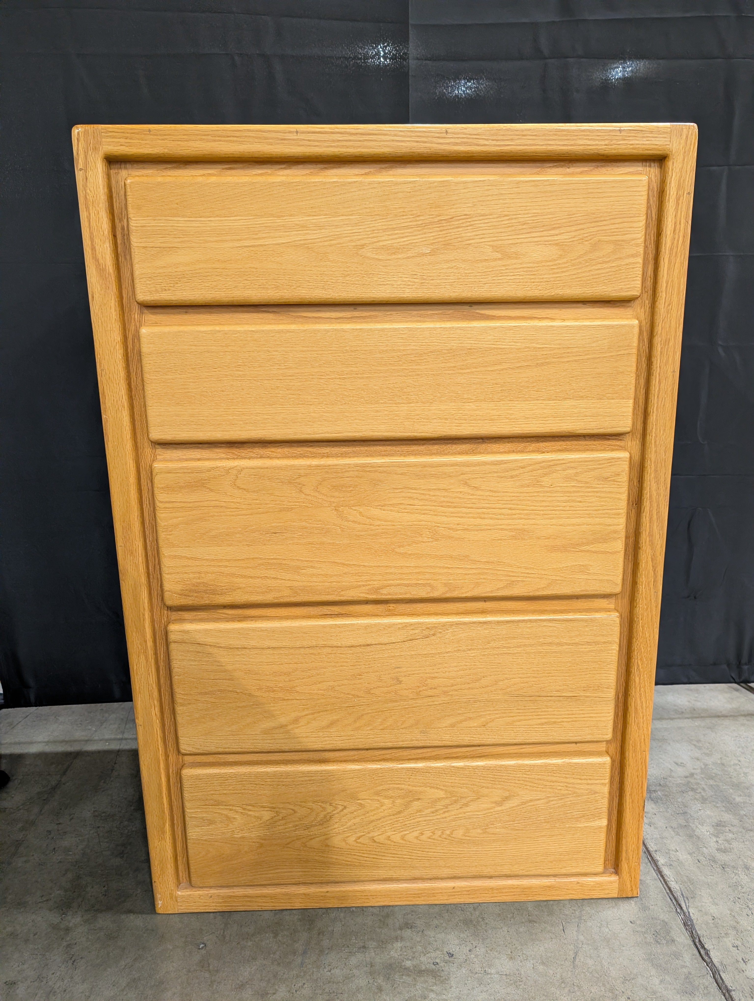 Five Drawer Wooden Dresser