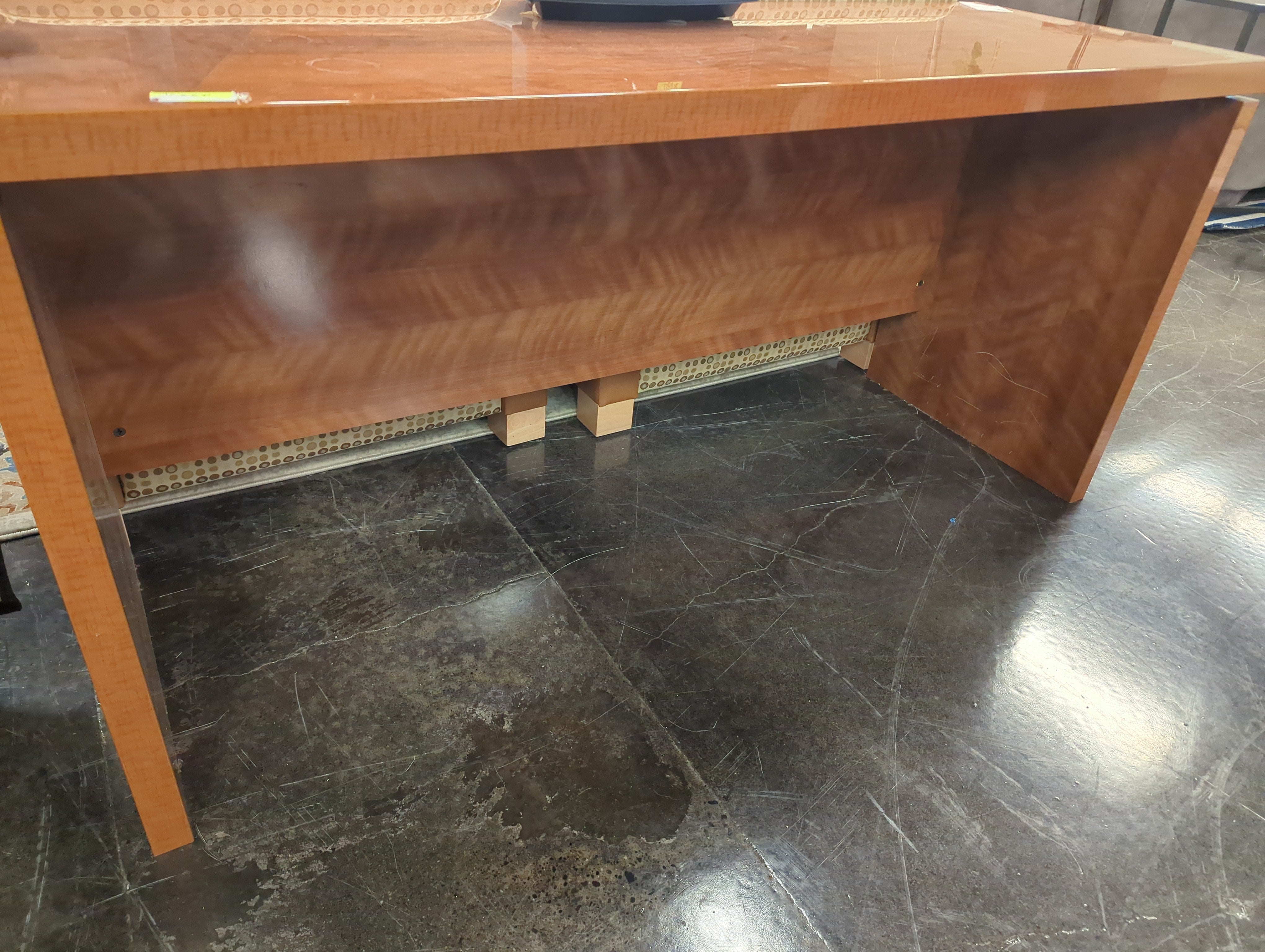 Redwood executive office desk