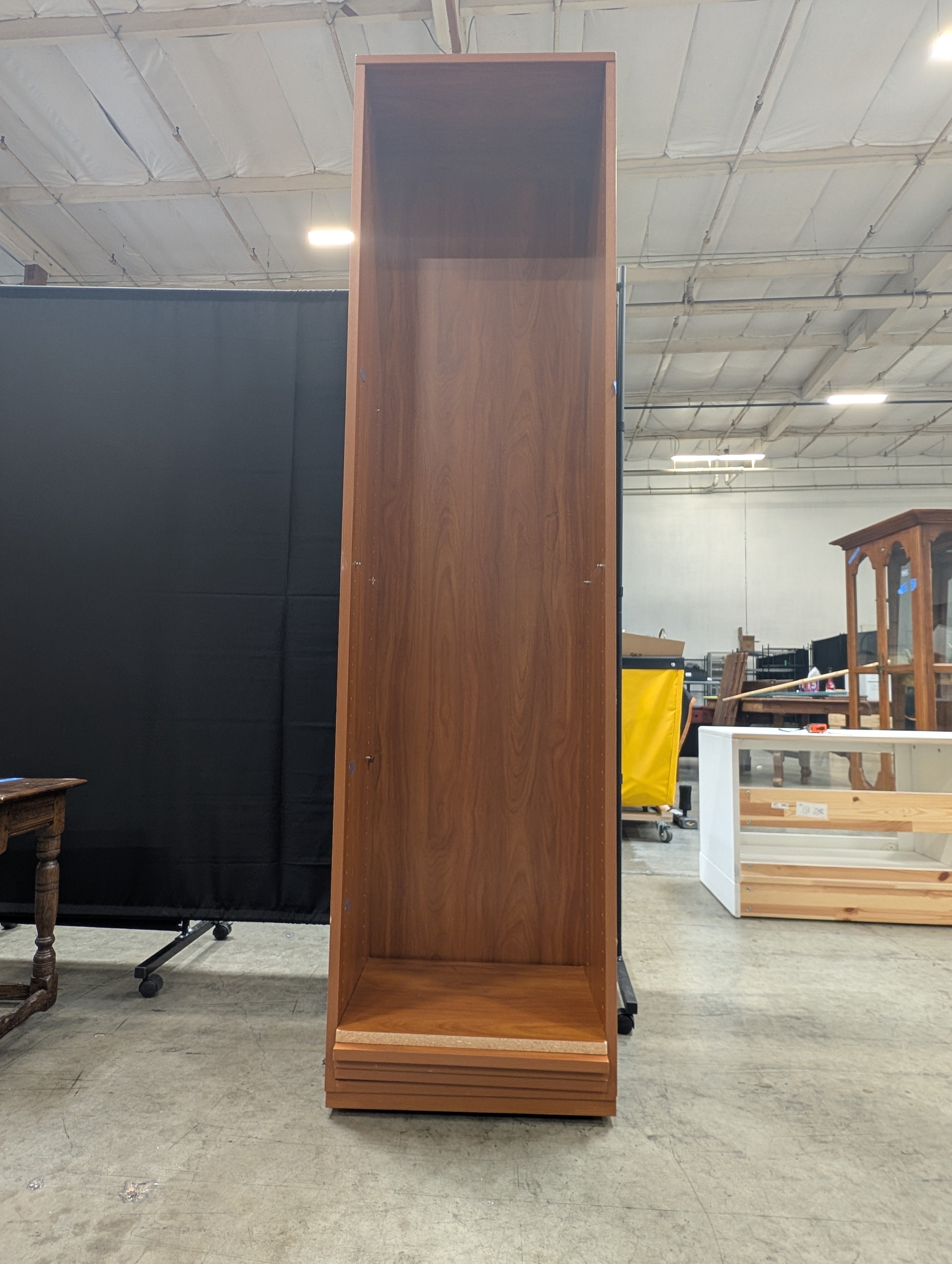 Vertical Cherry Finish Book Display Unit