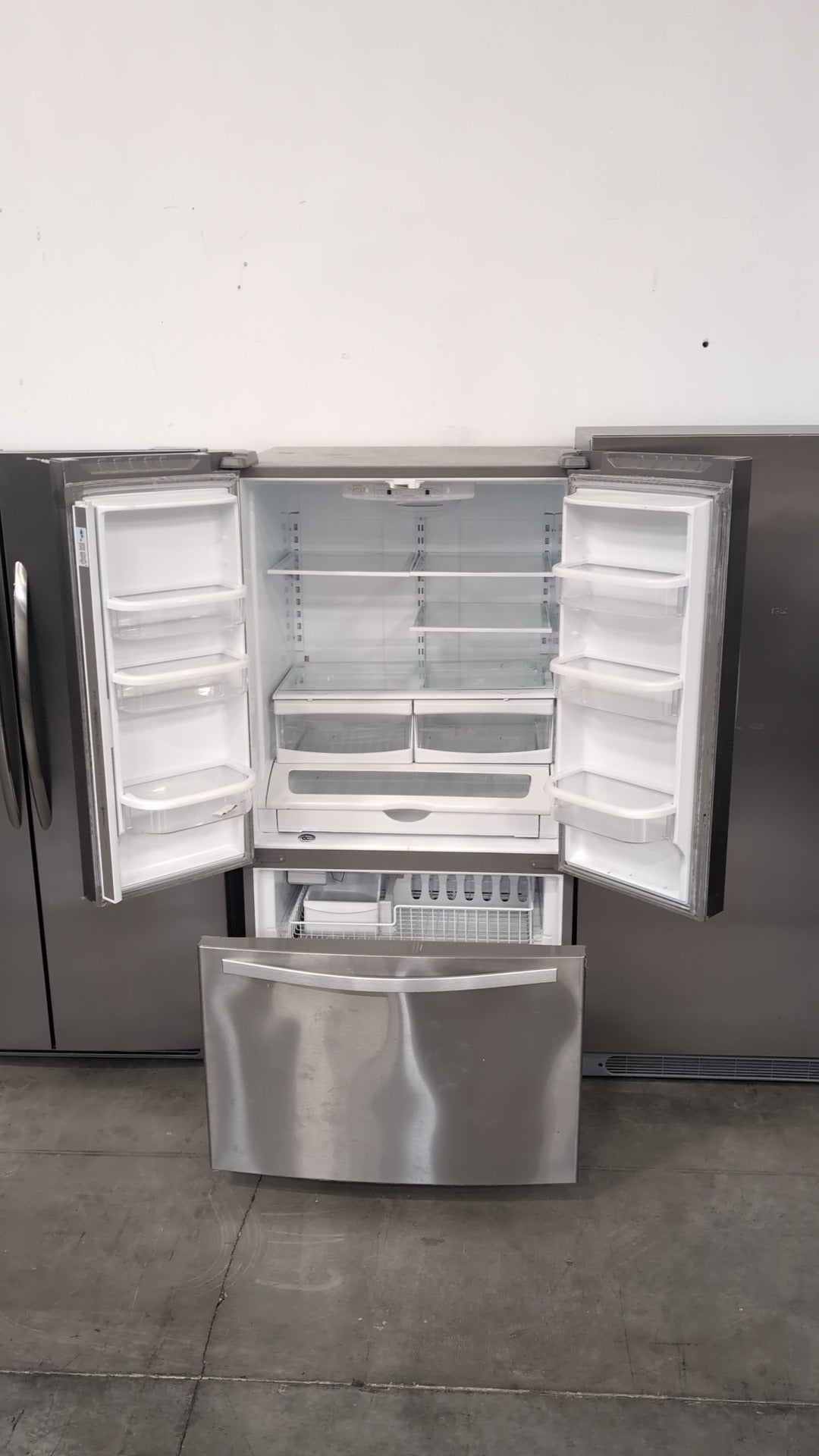 Whirlpool Stainless Steel French Door Refrigerator with Bottom Freezer