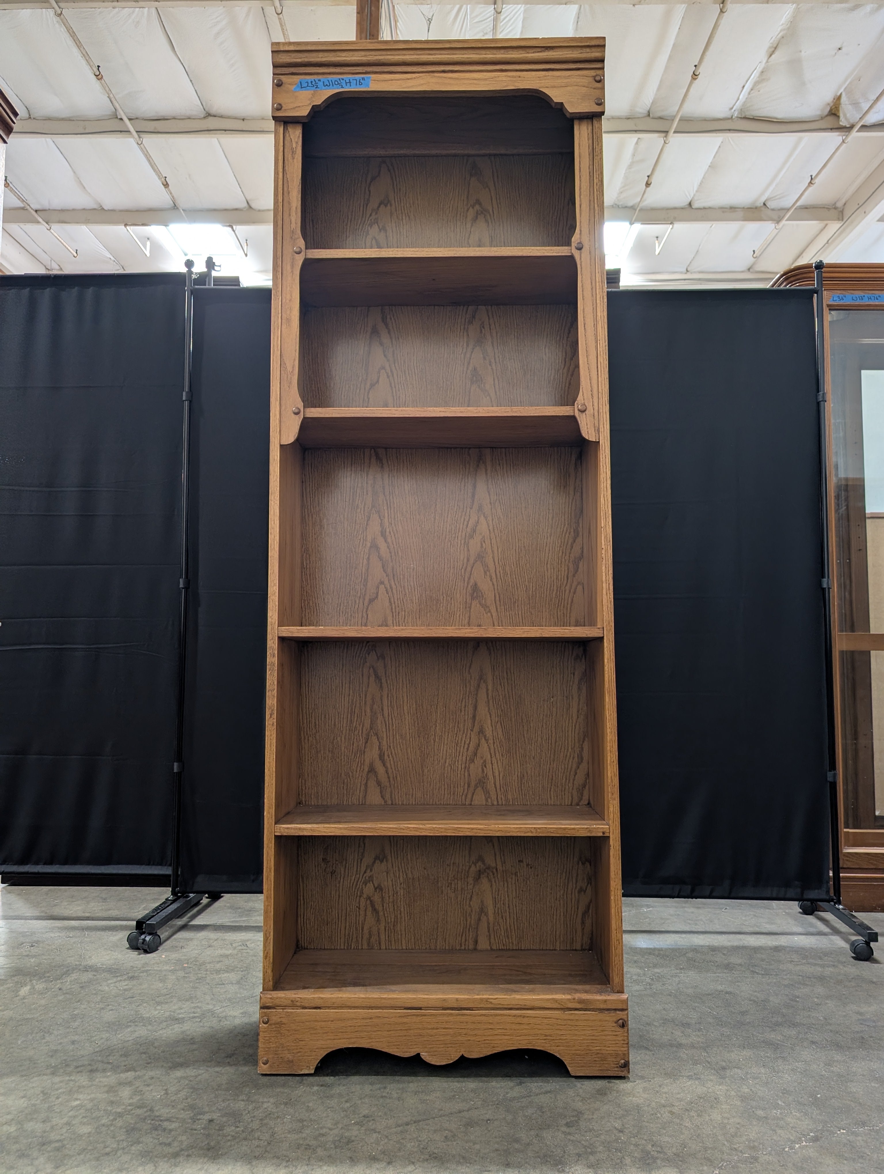 Tall Wood Grain Storage Unit