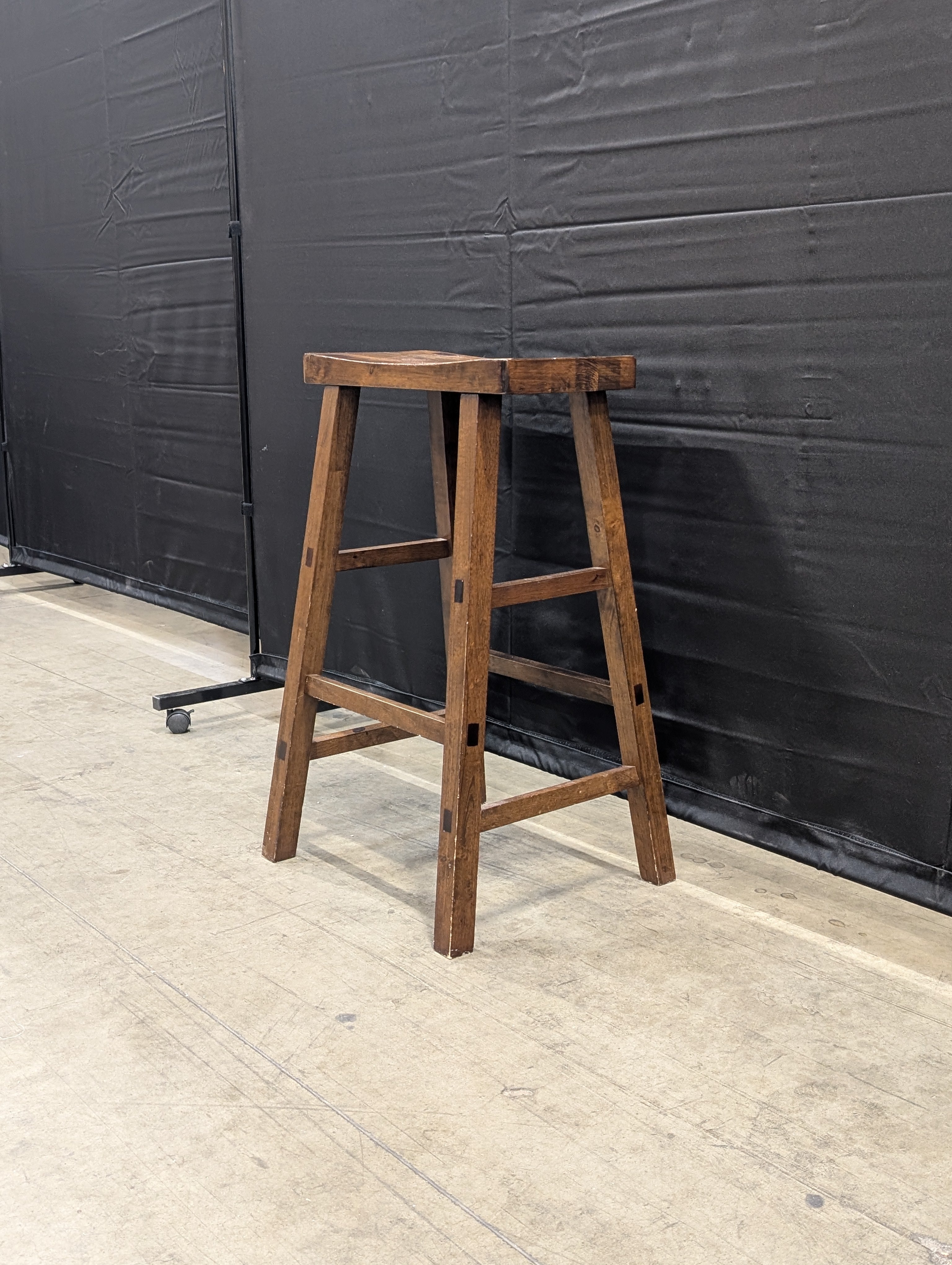 Rustic Solid Wood Linens and things Counter Stool