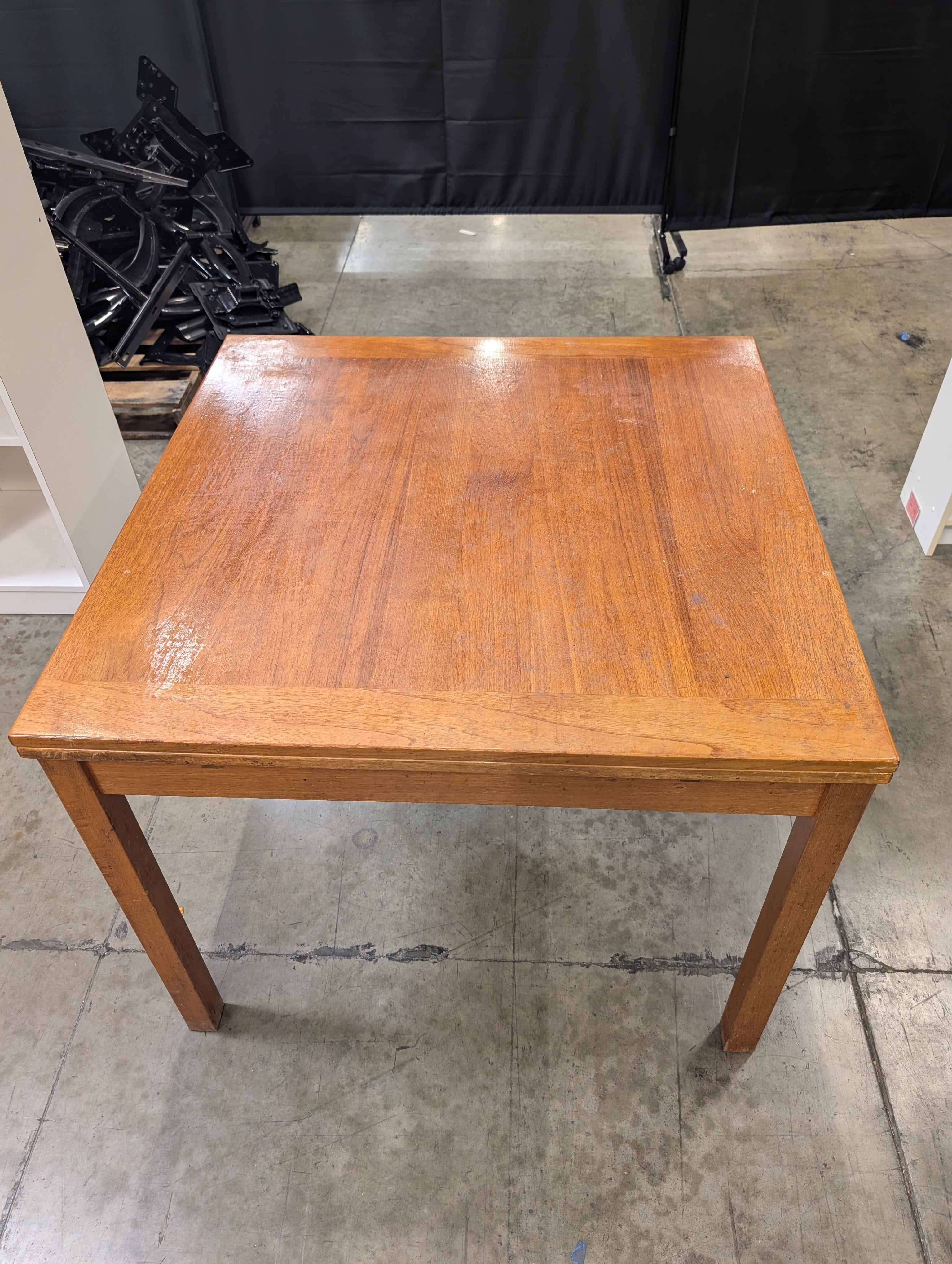 Warm Toned Rectangular Wood Kitchen Table