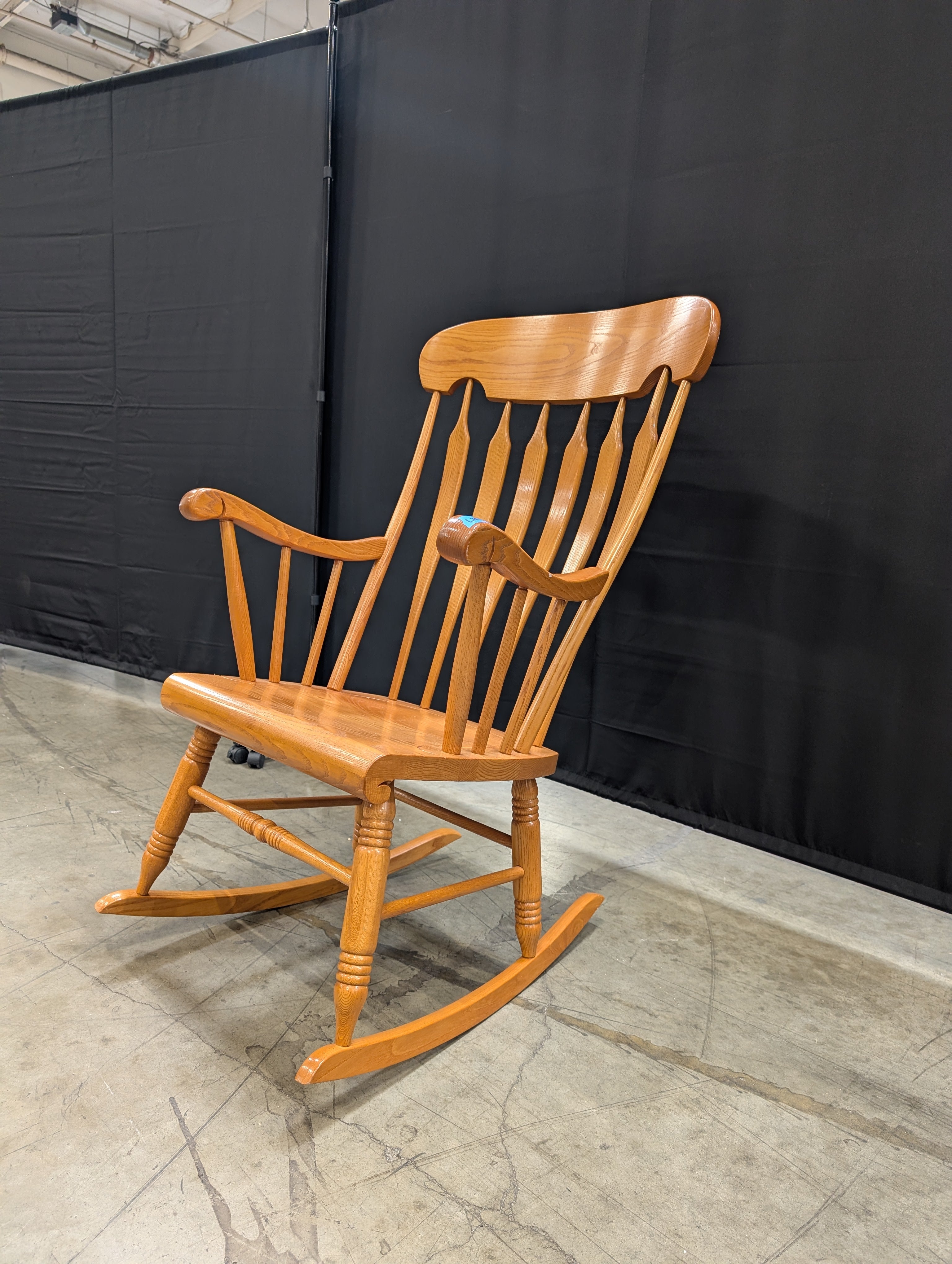 S. Bent & Bros. Wood Rocking Chair