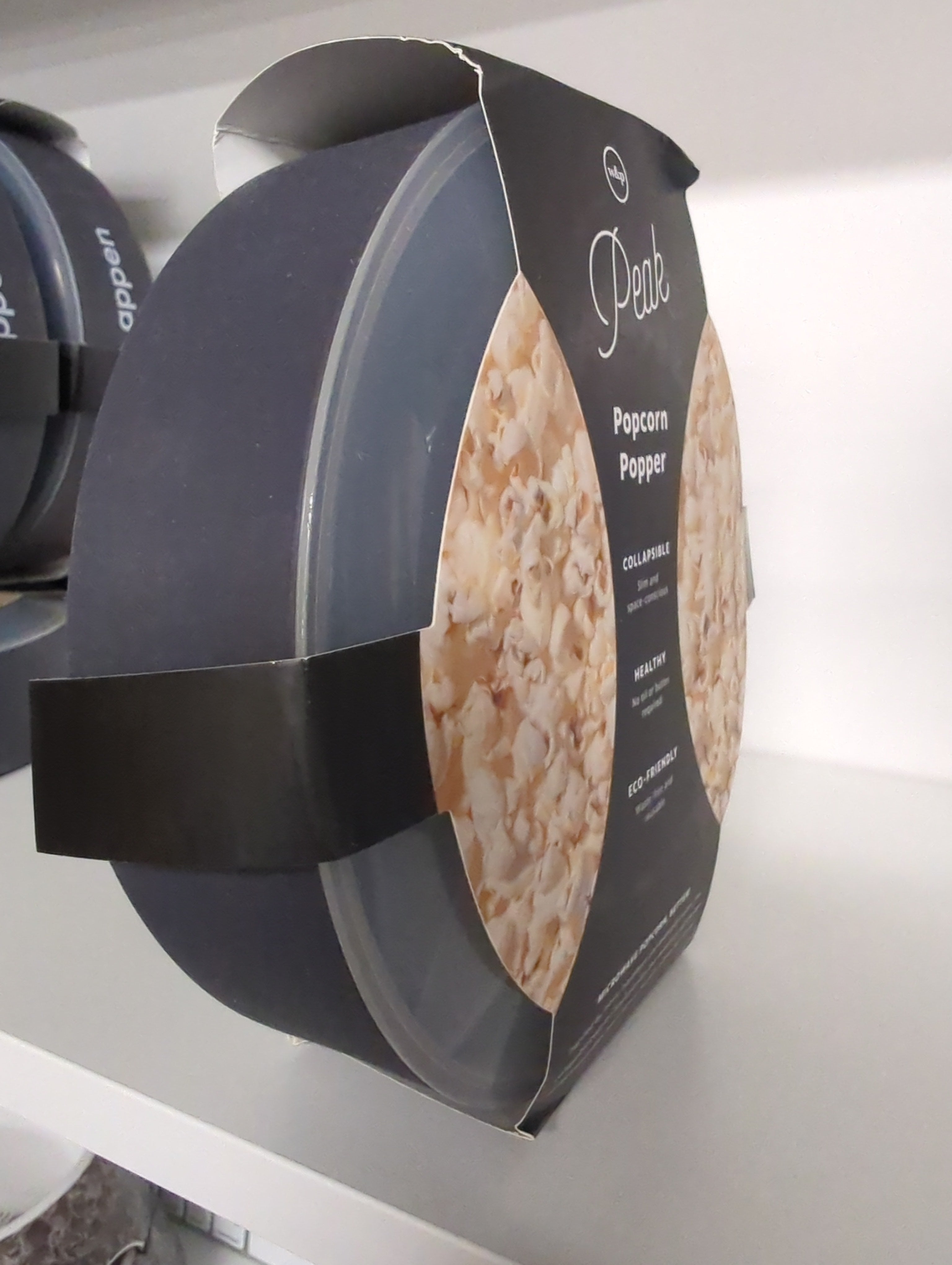 w&p Peak Collapsible Microwave Popcorn Popper