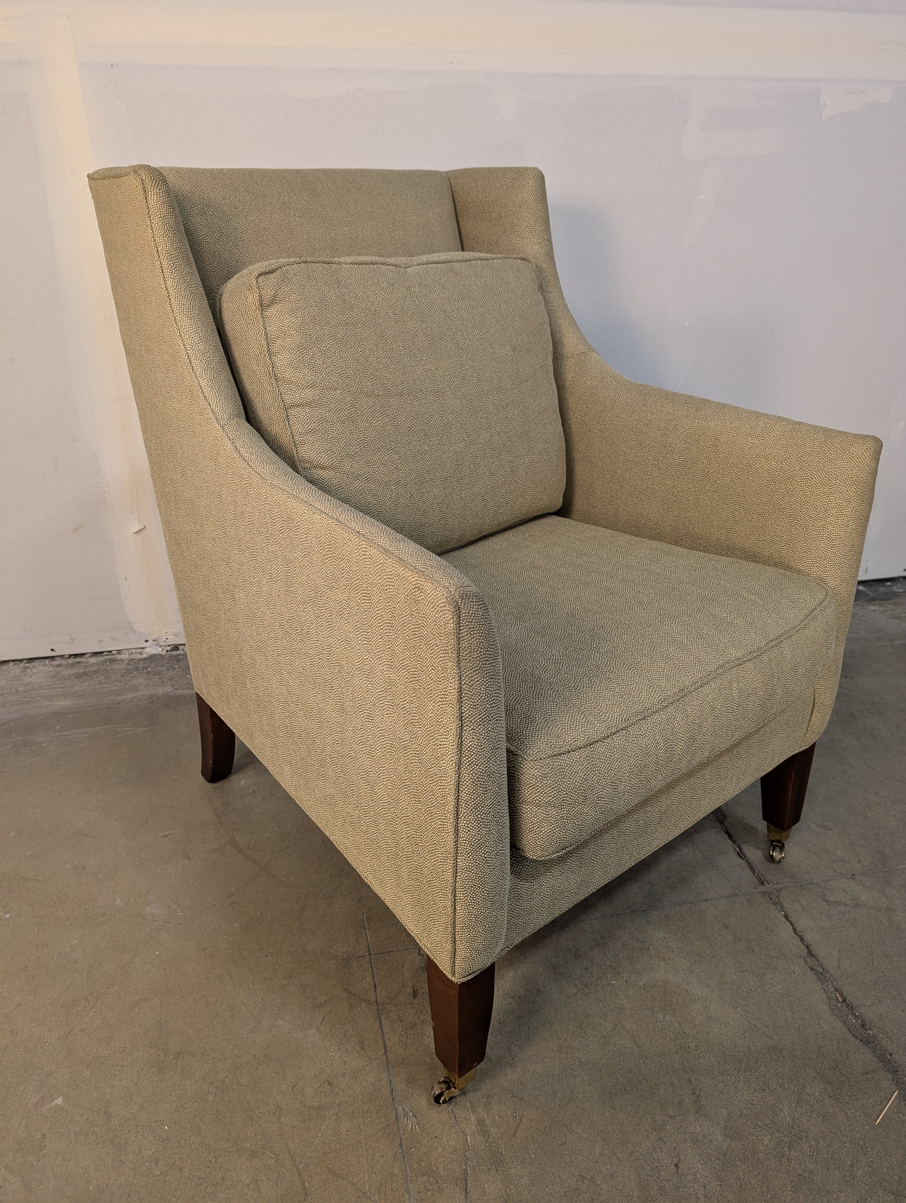Luxurious Light Beige Club Chair by Baker Furniture