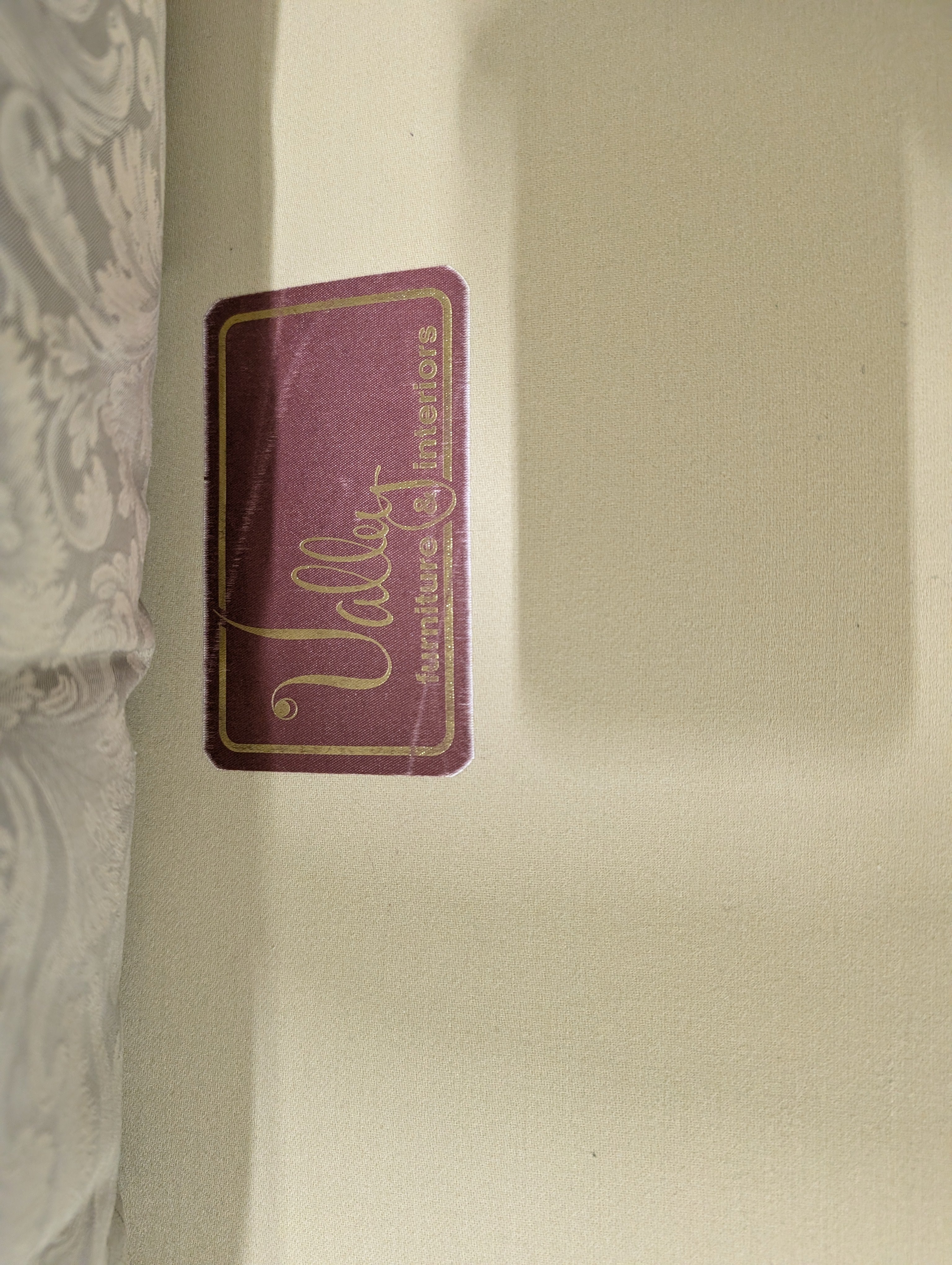 Warehouse Sale: Valley Furniture & Interiors Tufted Upholstered Sofa